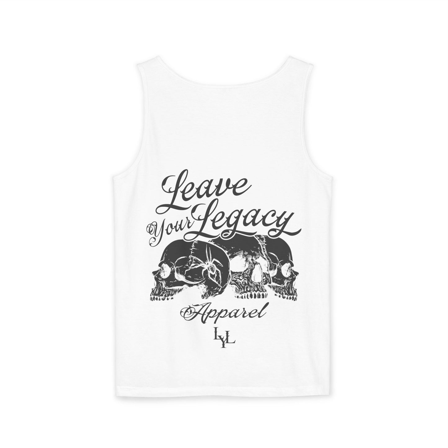 Unisex 'Distorted Skull' Tank Top