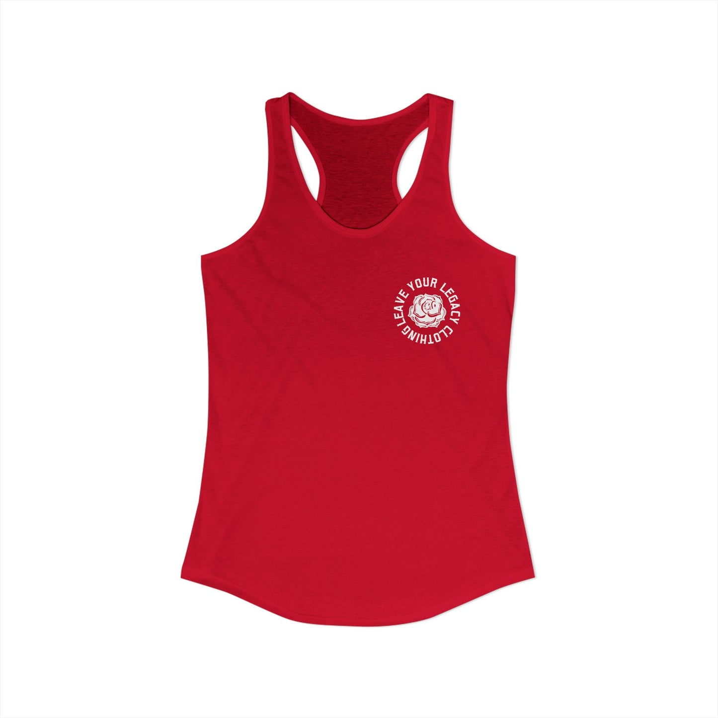 Women's 'Rose Stem' Racerback Tank