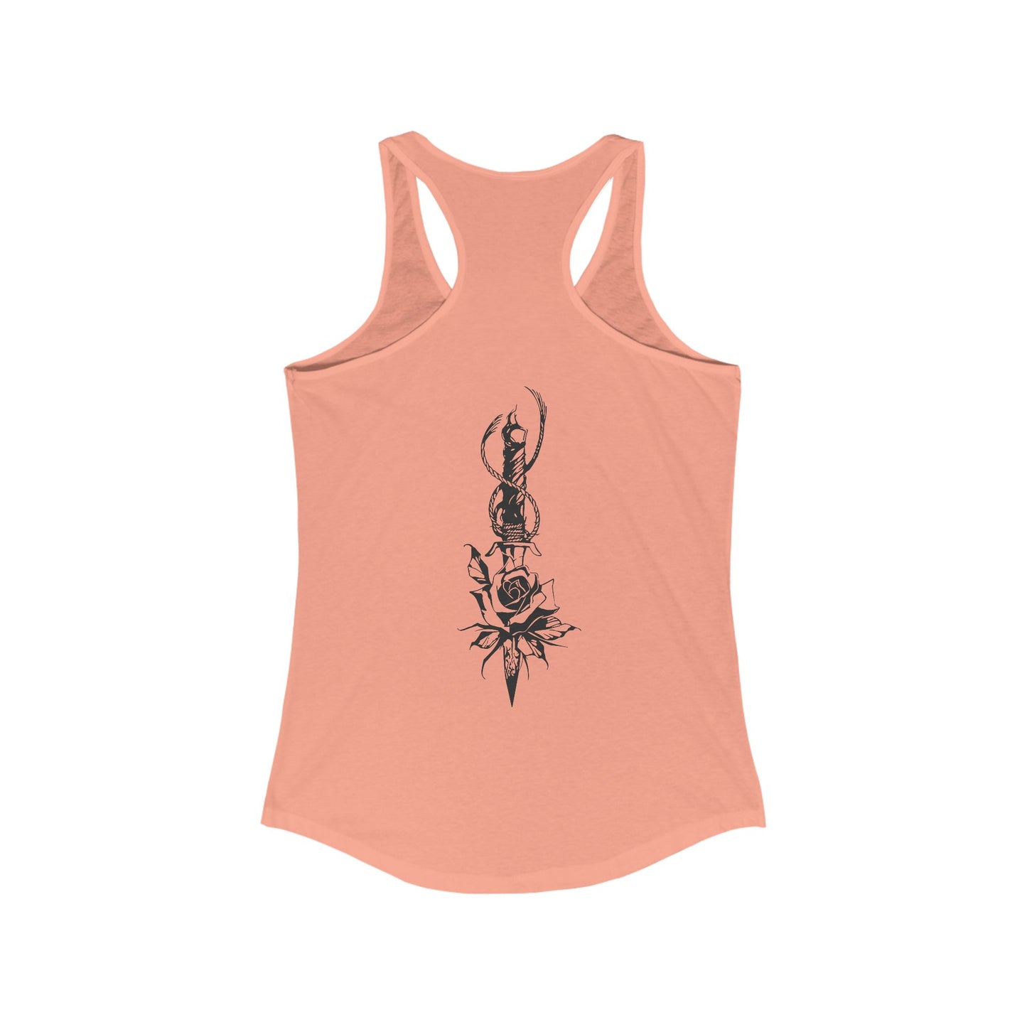 Women's 'Rose & Dagger' Racerback Tank