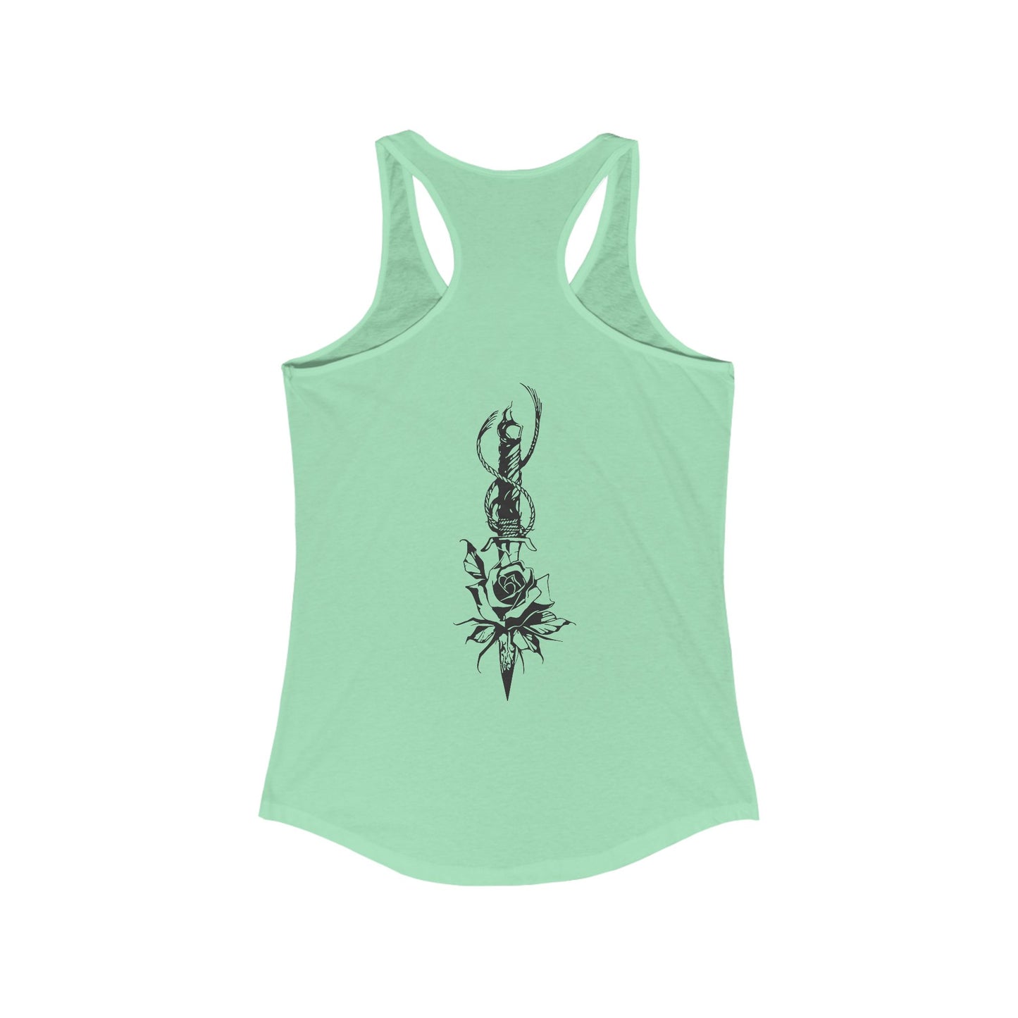Women's 'Rose & Dagger' Racerback Tank