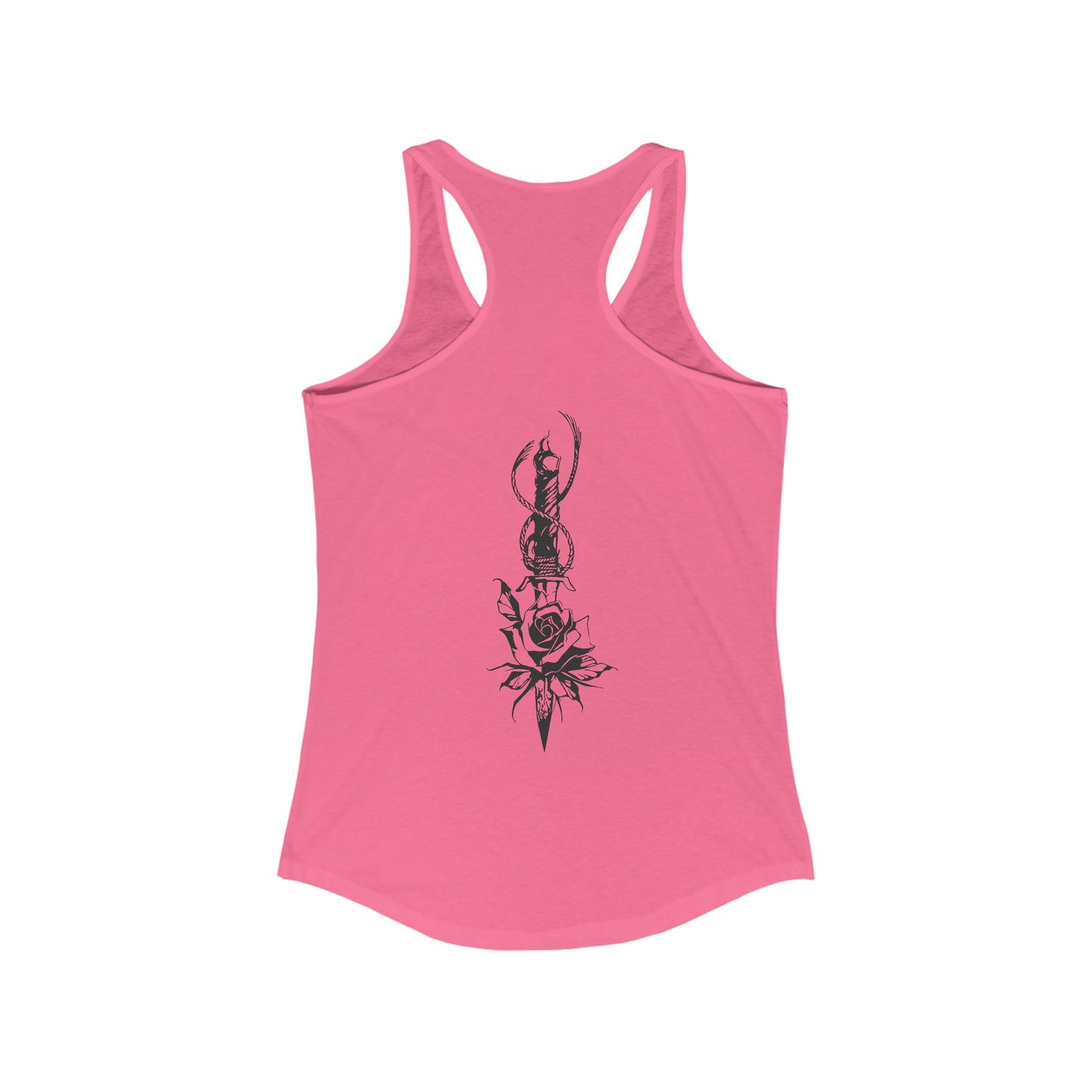 Women's 'Rose & Dagger' Racerback Tank