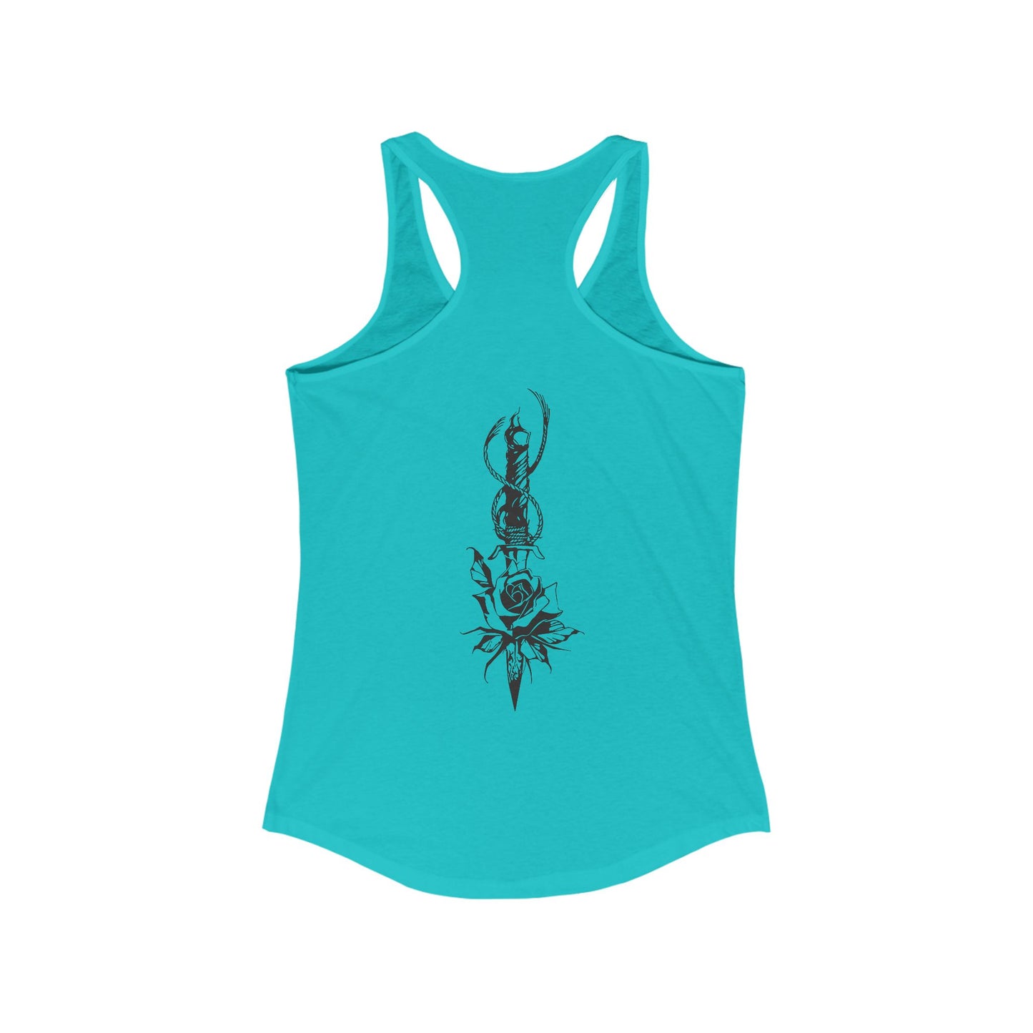 Women's 'Rose & Dagger' Racerback Tank