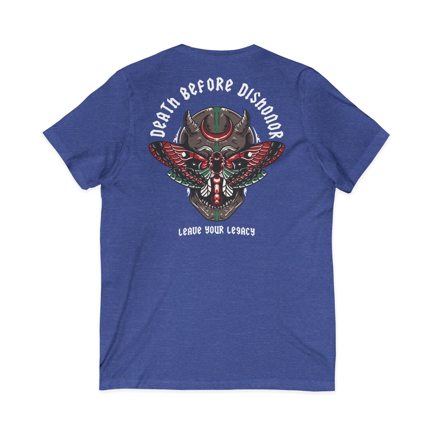Men's 'Death Before Dishonor' V-Neck T-Shirt