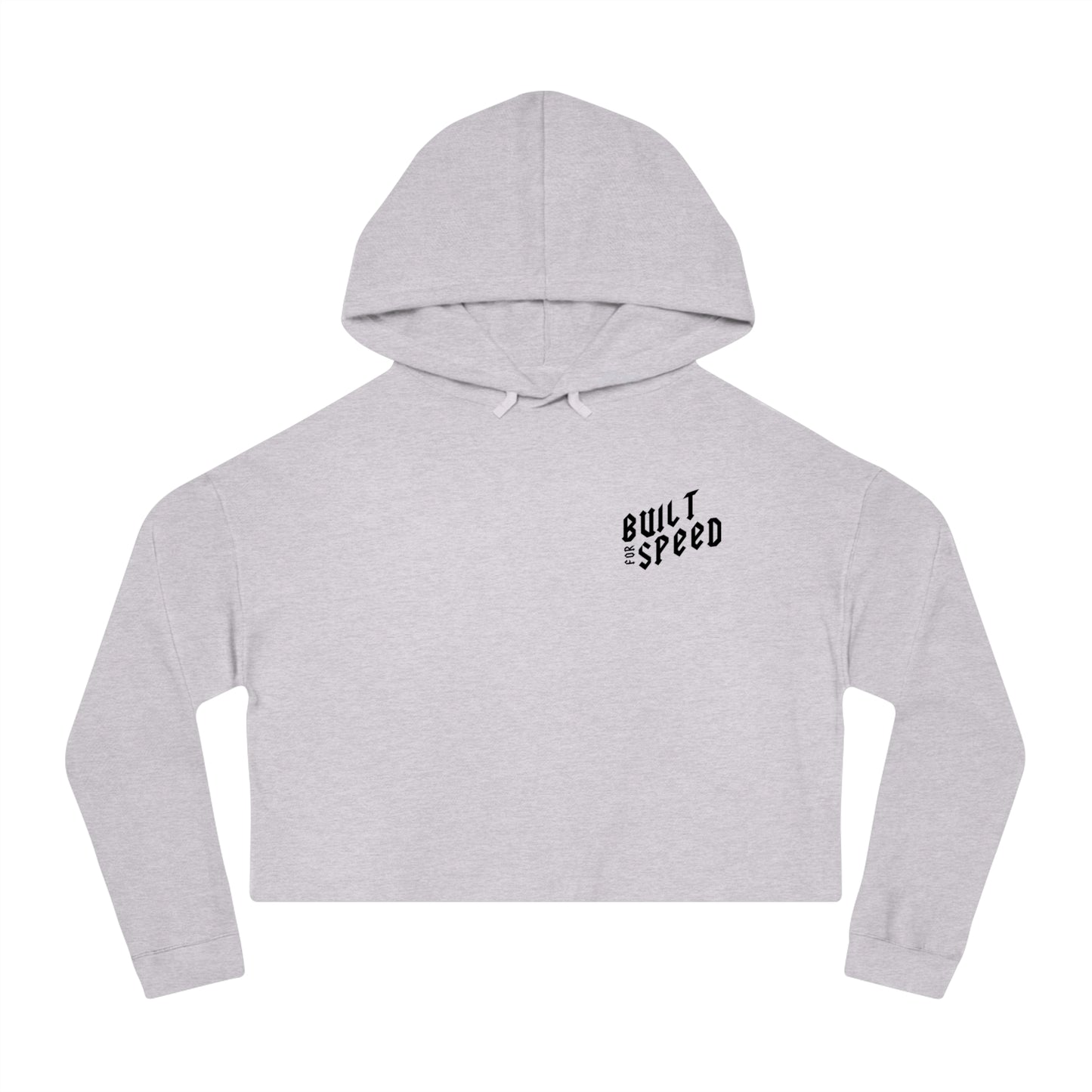Women's 'Built For Speed' Cropped Hoodie