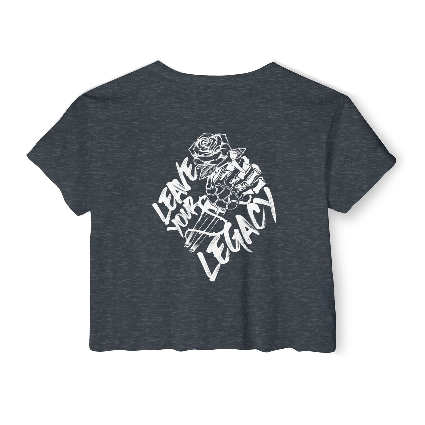 Women's 'Skull Hand' Crop Top