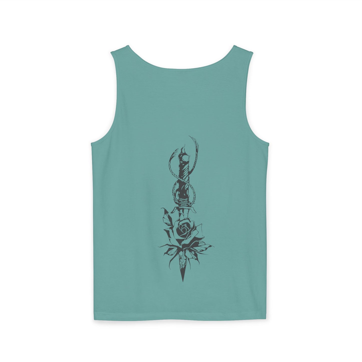Unisex 'Rose & Dagger' Tank Top