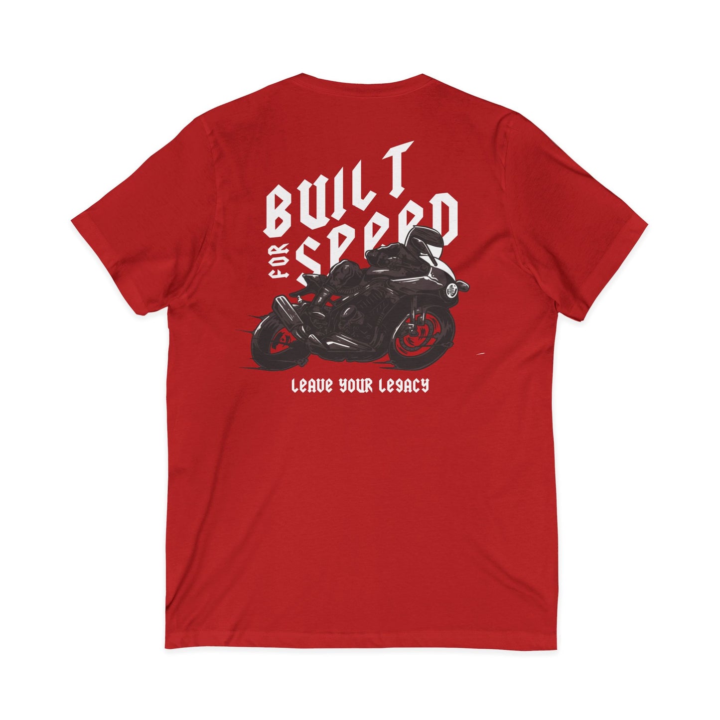 Men's 'Built For Speed' V-Neck T-Shirt