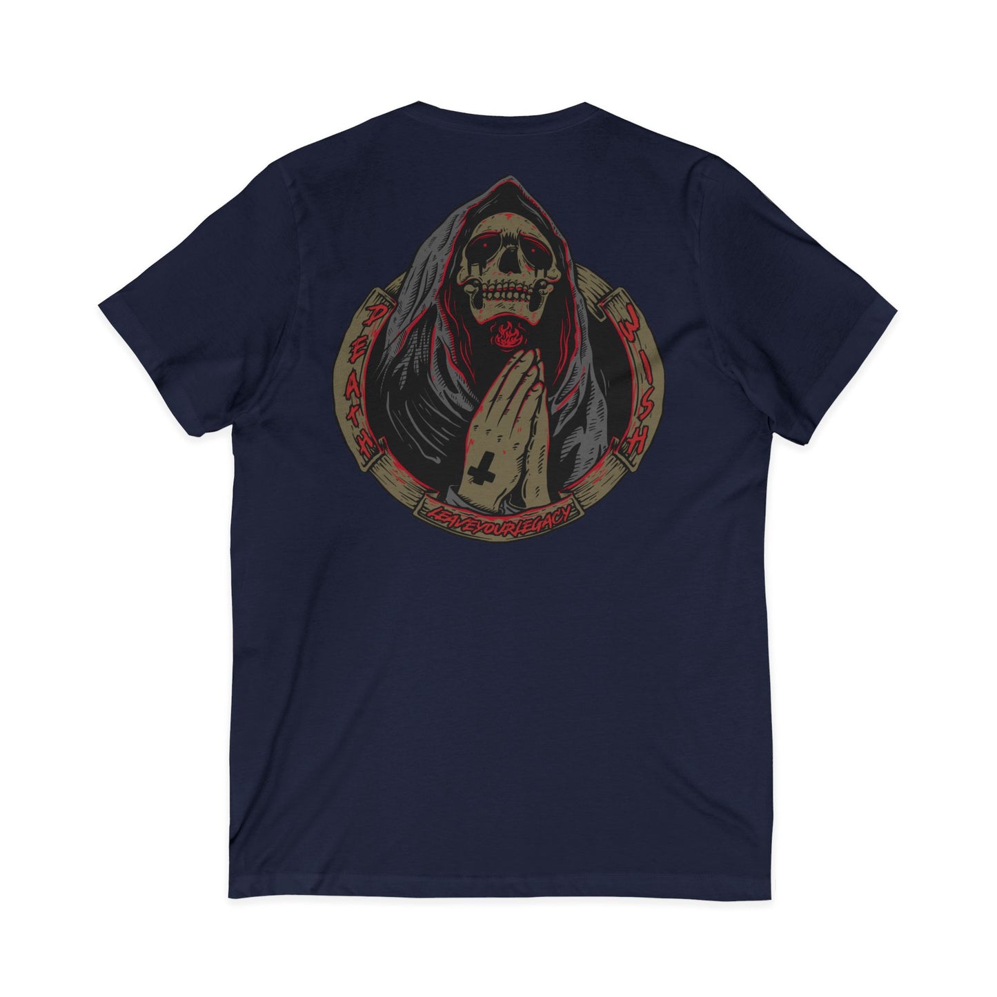 Men's 'Death Wish' V-Neck T-Shirt