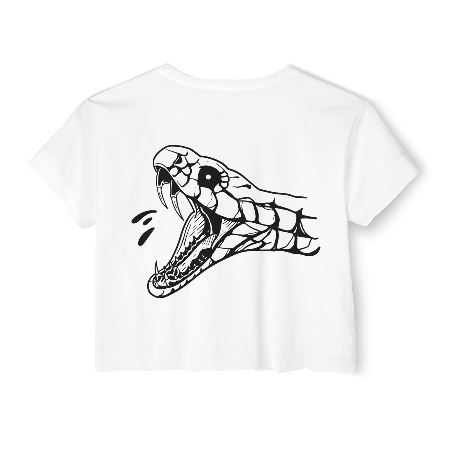 Women's 'Snake Head' Crop Top