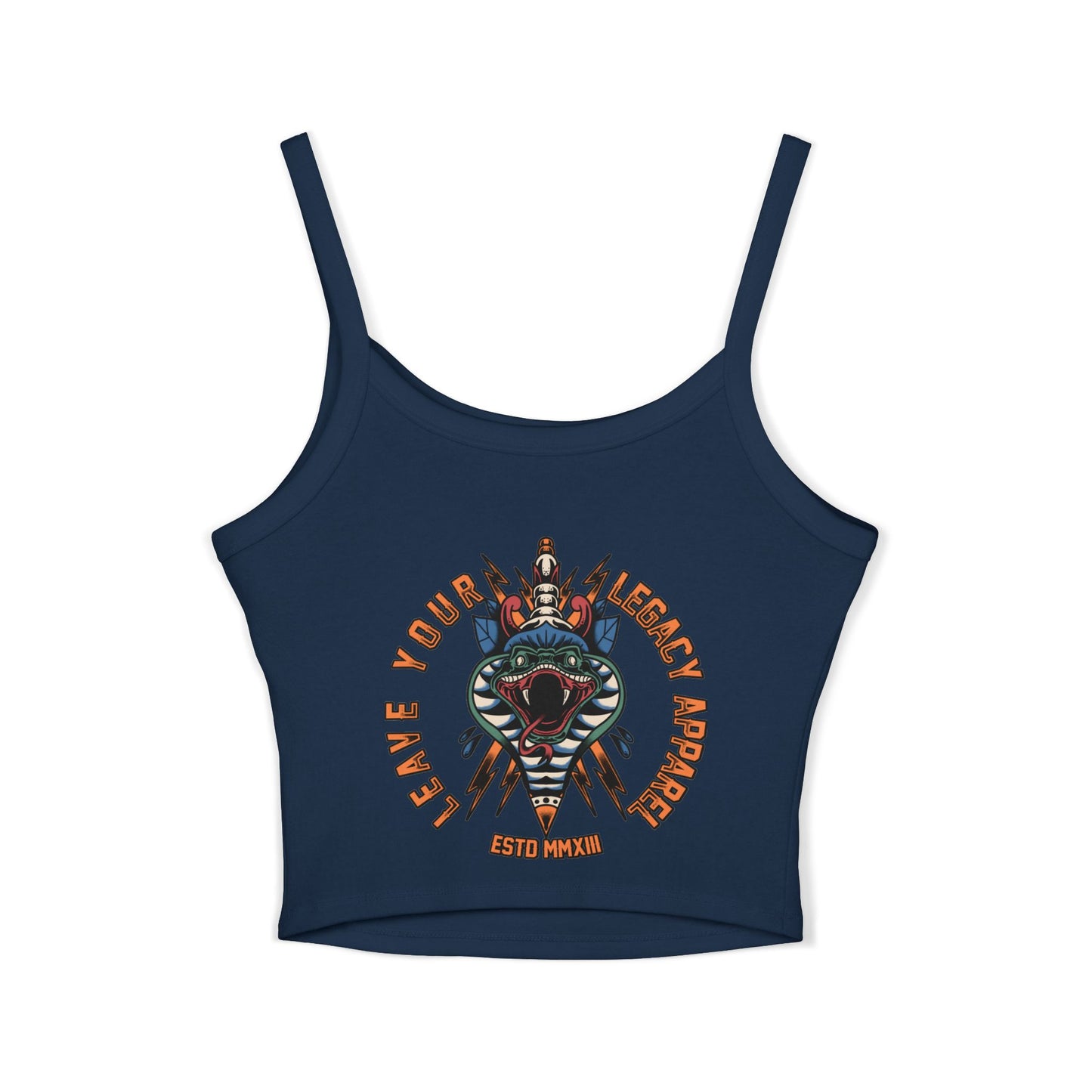 Women's 'Traditional Snake' Spaghetti Strap Tank