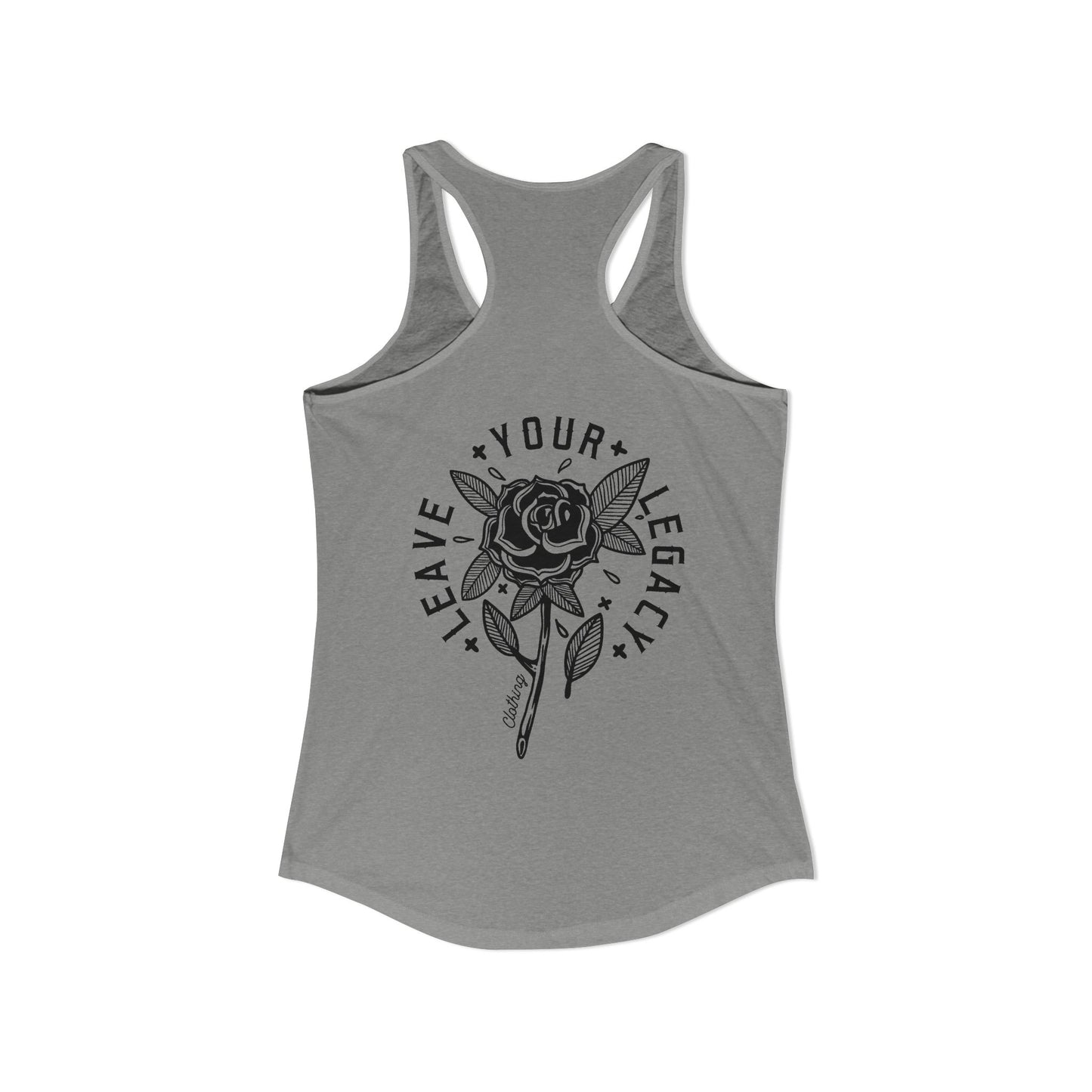 Women's 'Rose Stem' Racerback Tank