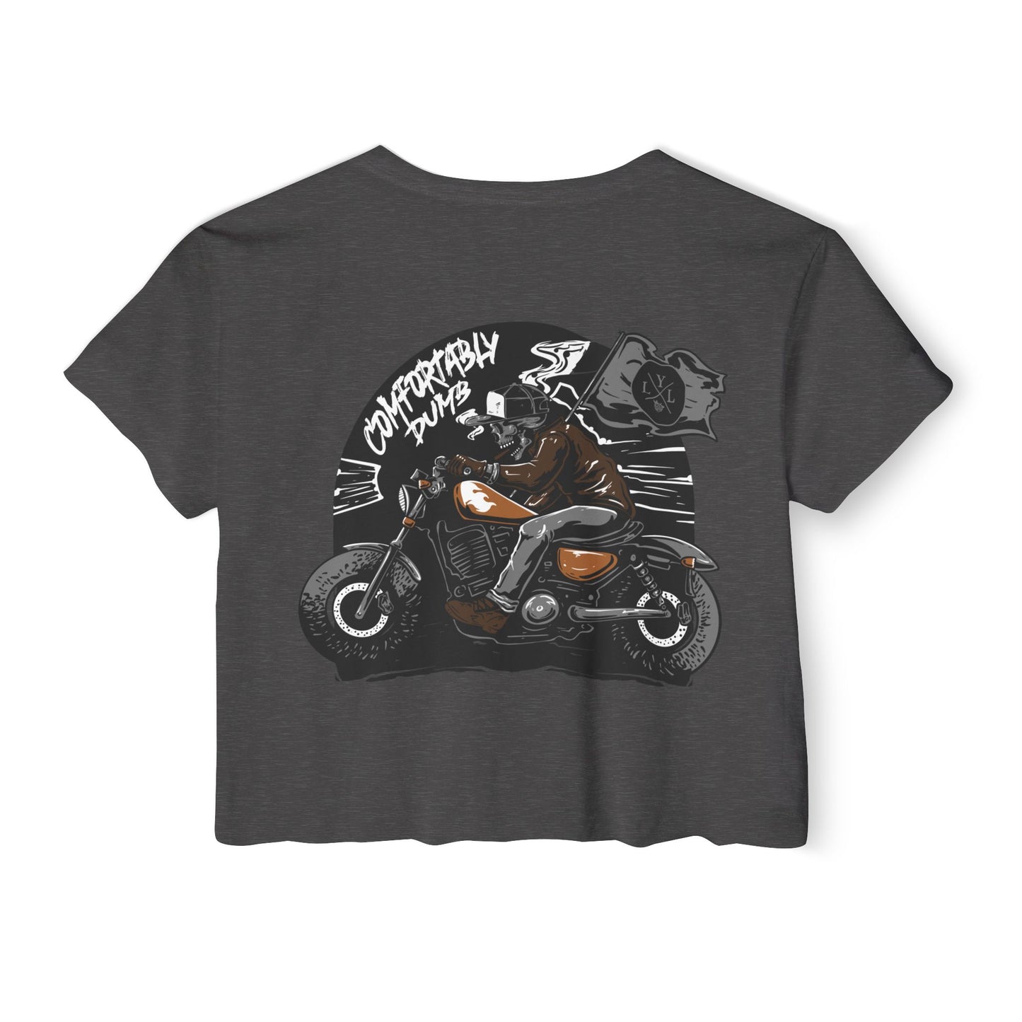 Women's 'Comfortably Dumb ' Crop Top