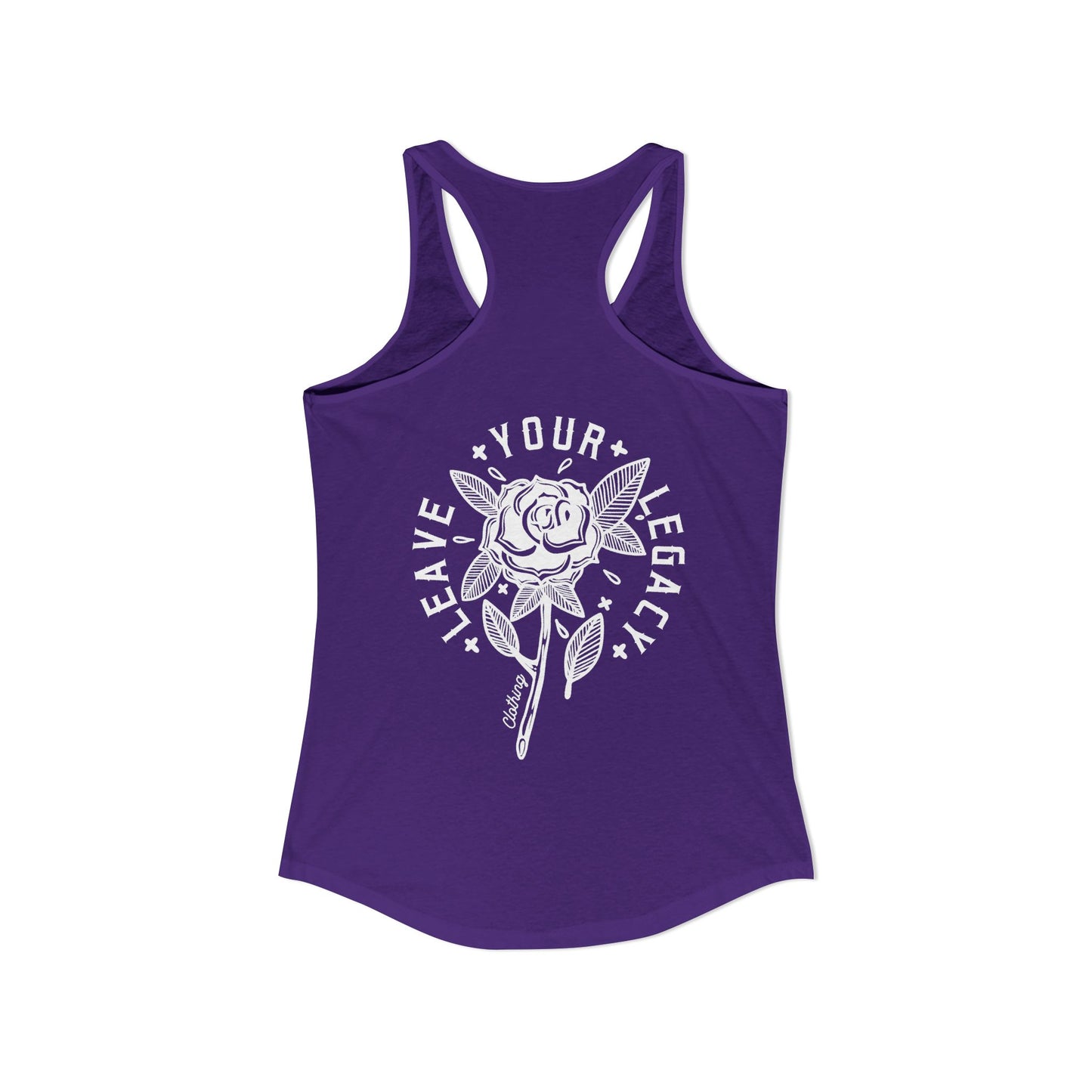 Women's 'Rose Stem' Racerback Tank