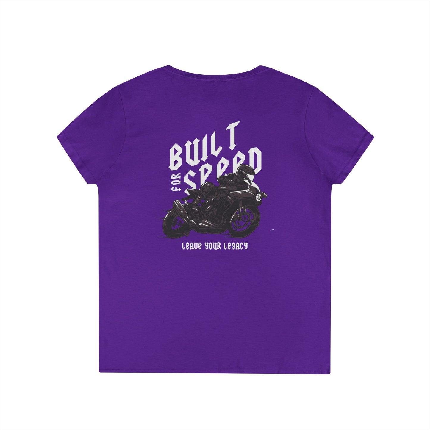 Women's 'Built For Speed' V-Neck T-Shirt