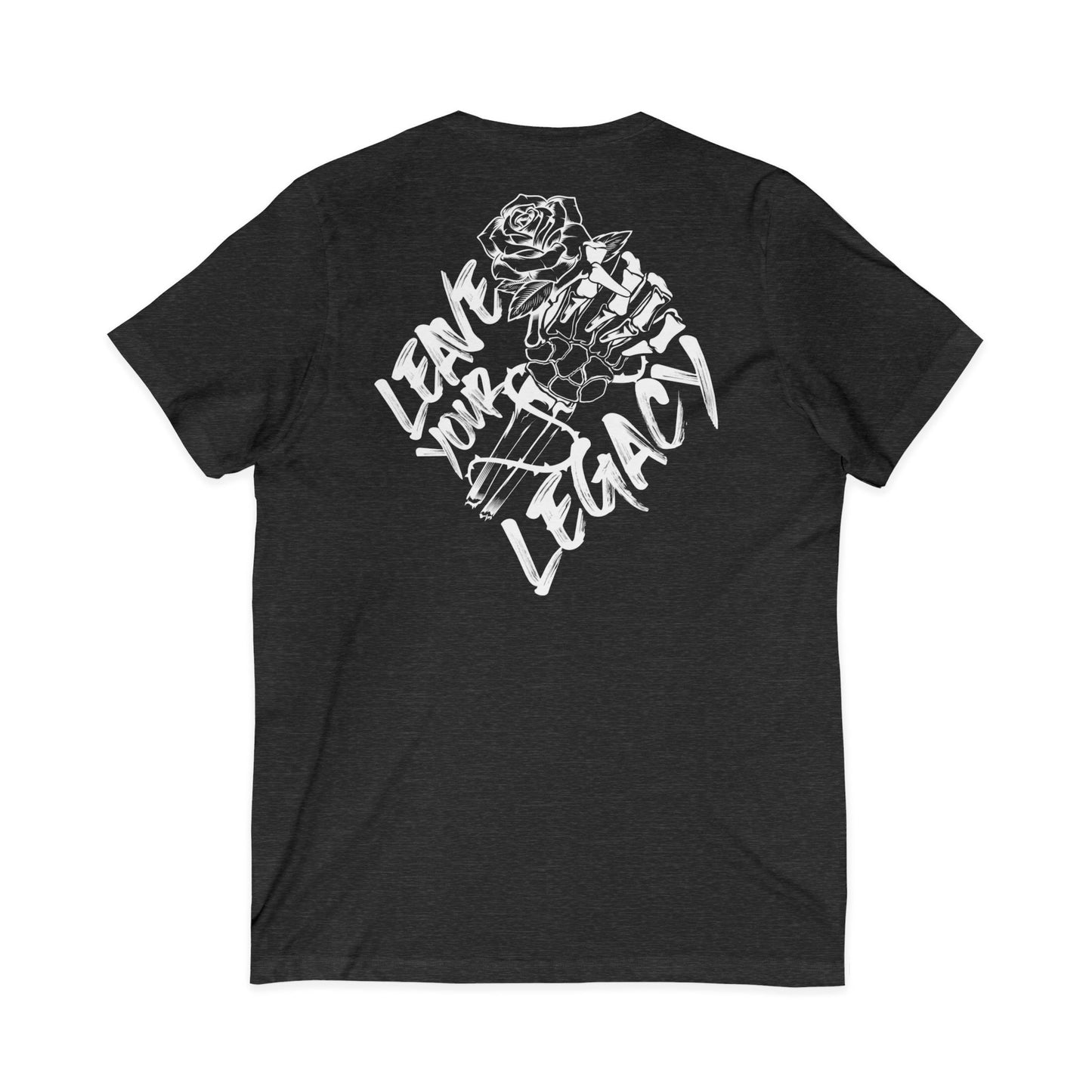 Men's 'Skull Hand' V-Neck T-Shirt