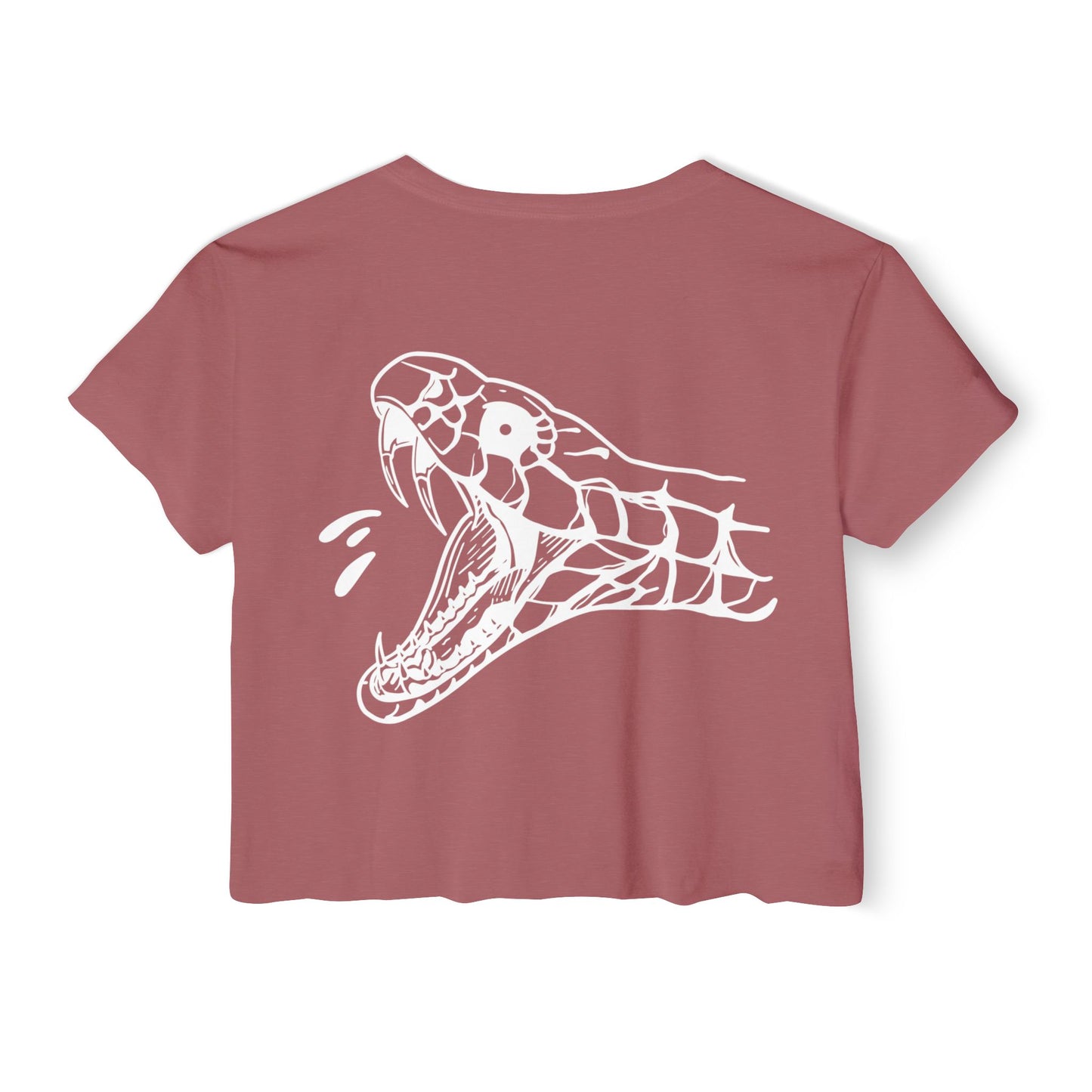 Women's 'Snake Head' Crop Top