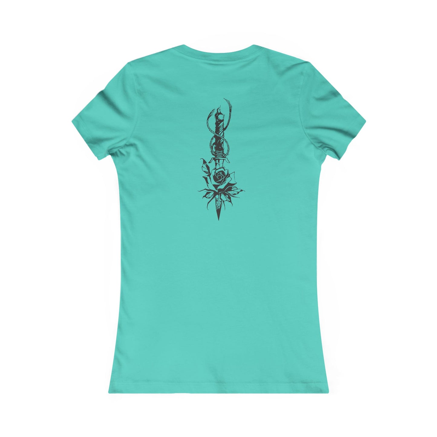 Women's 'Rose & Dagger' T-Shirt