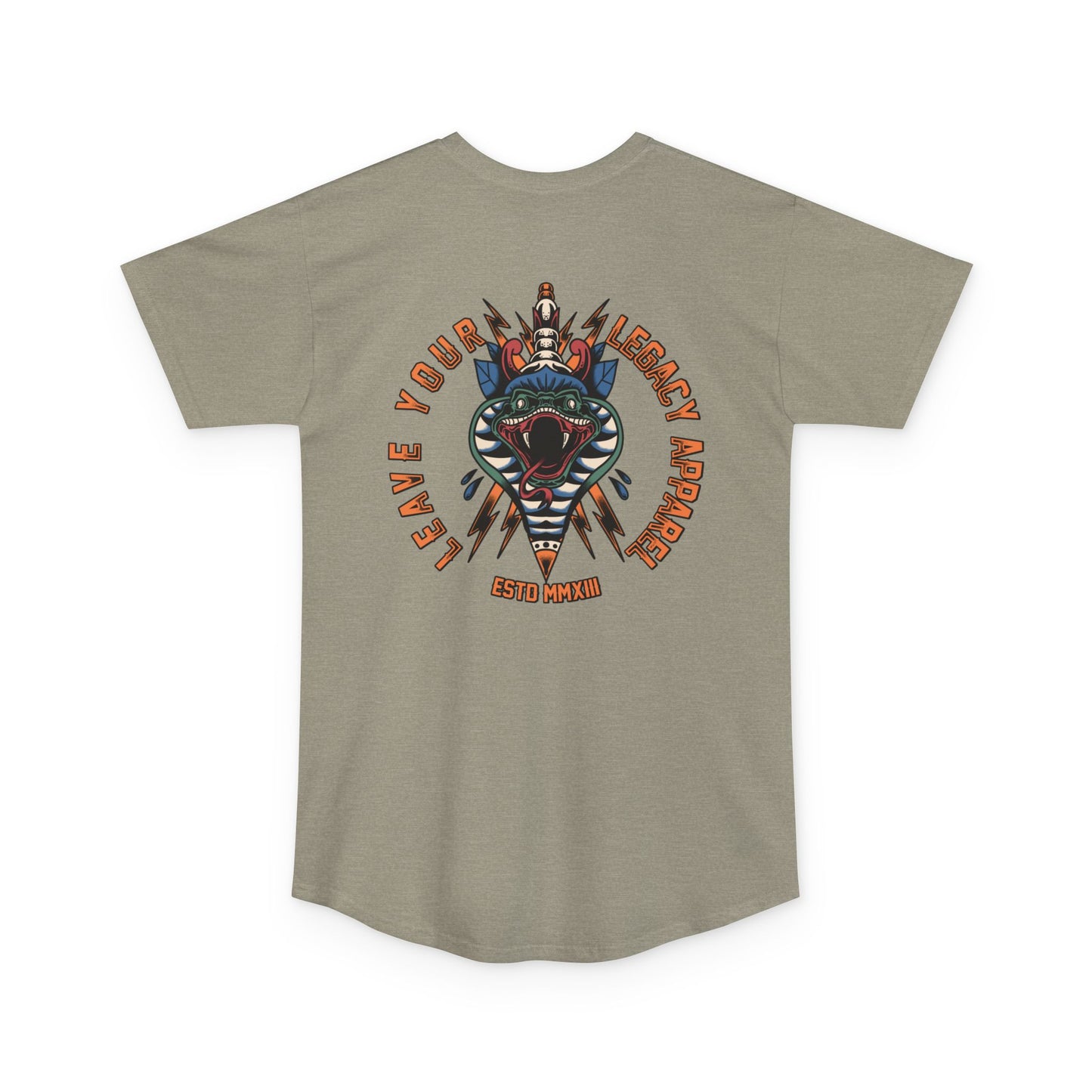 Men's 'Traditional Snake' Super Long Body Tee