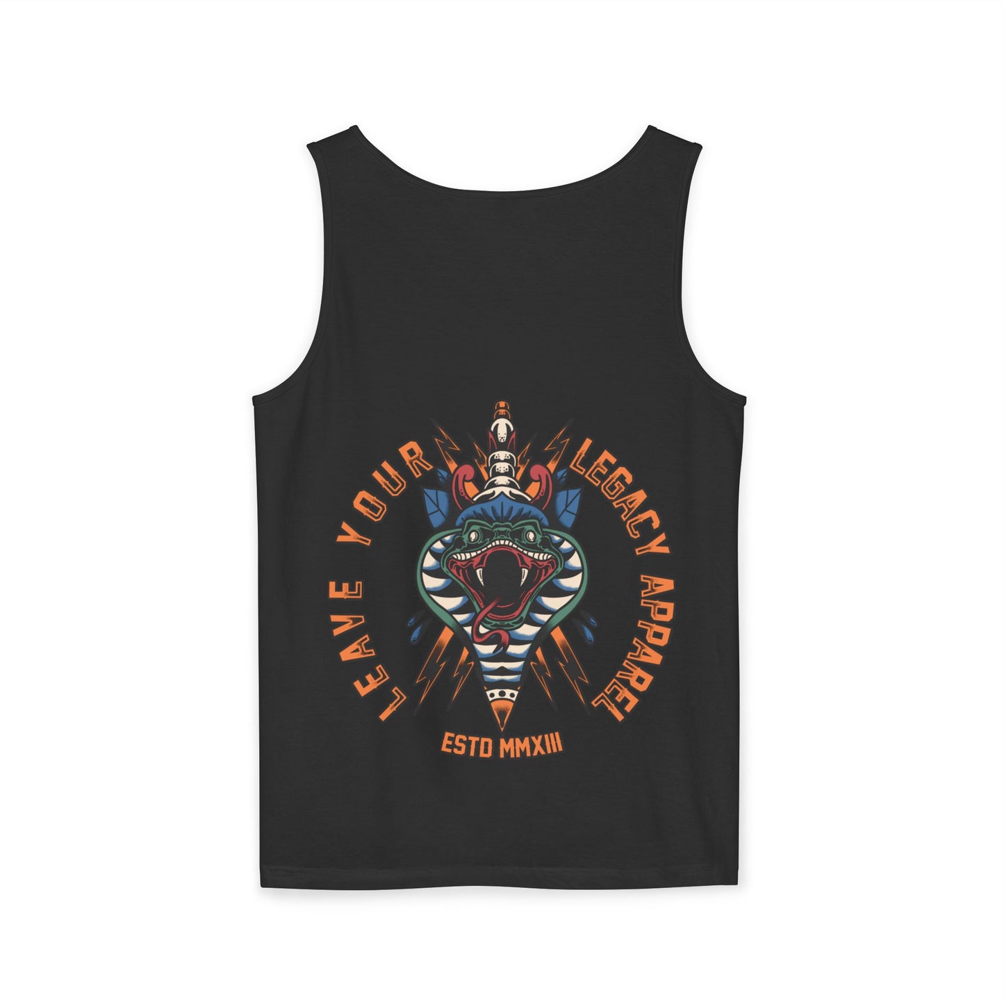 Unisex 'Traditional Snake' Tank Top