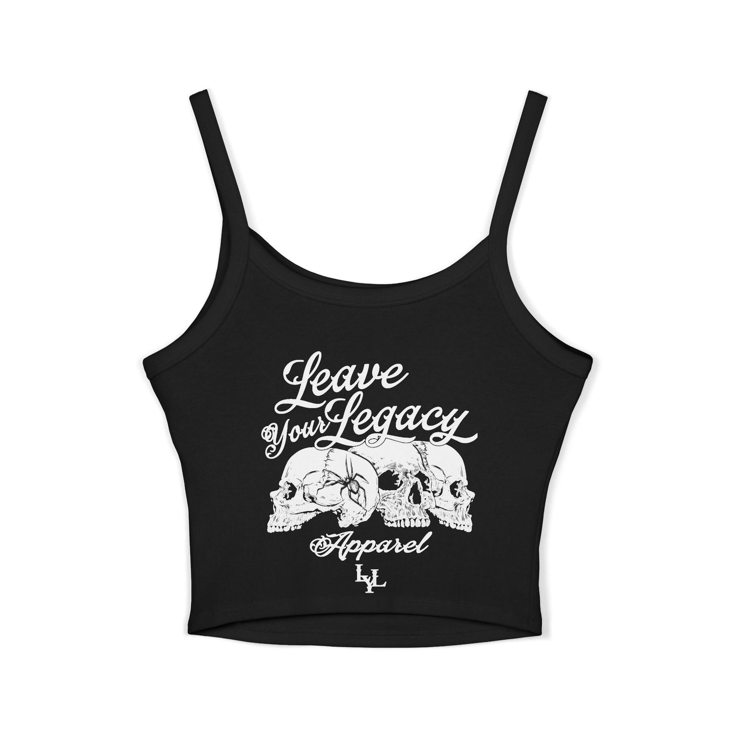 Women's 'Distorted Skull' Spaghetti Strap Tank