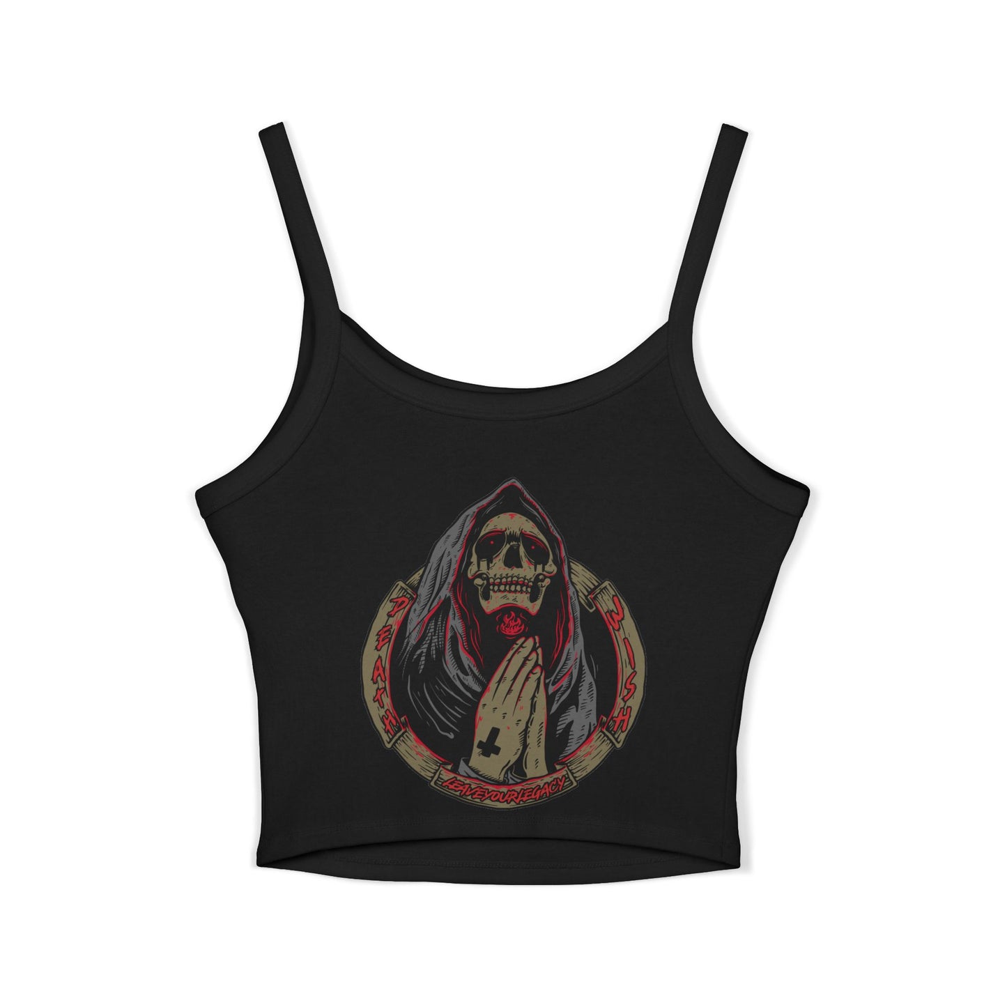 Women's 'Death Wish' Spaghetti Strap Tank