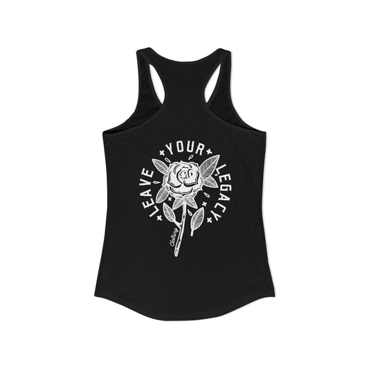 Women's 'Rose Stem' Racerback Tank