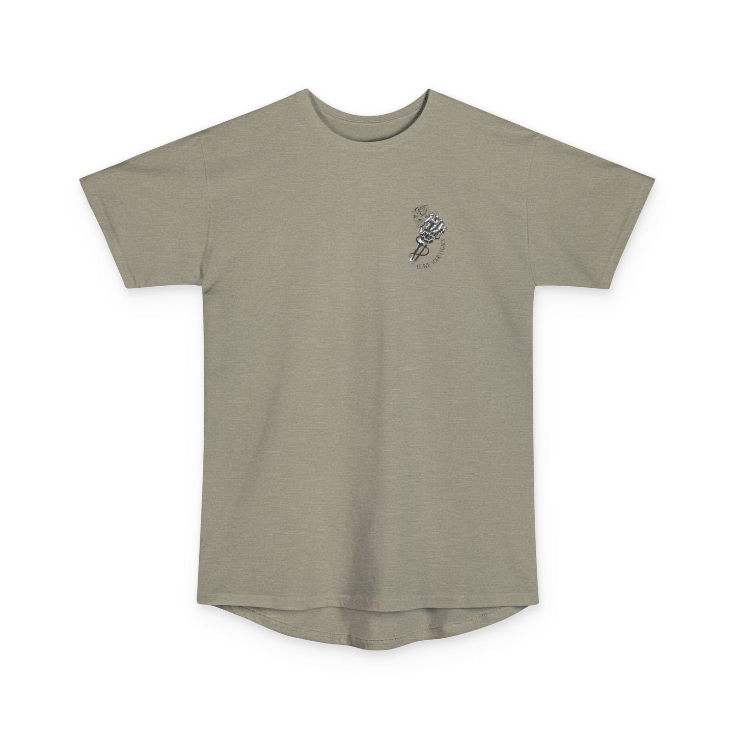 Men's 'Skull Hand' Super Long Body Tee