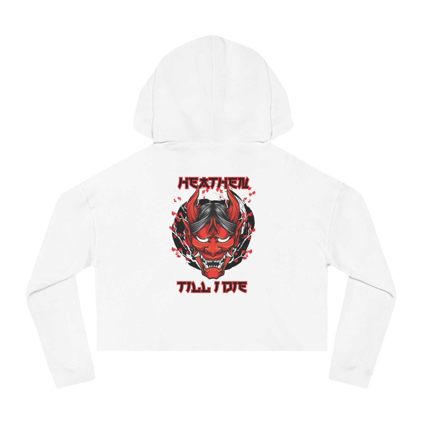 Women's 'Heathen' Cropped Hoodie