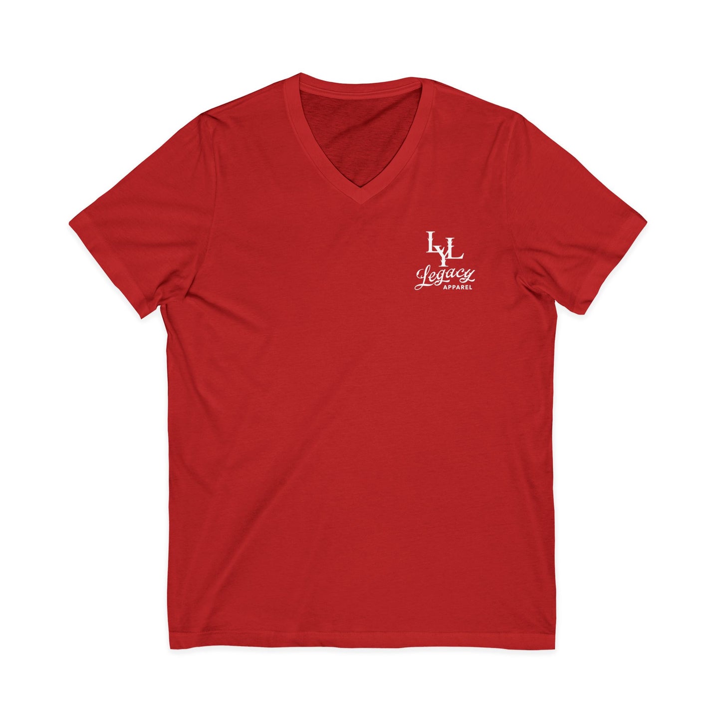 Men's 'Distorted Skull' V-Neck T-Shirt