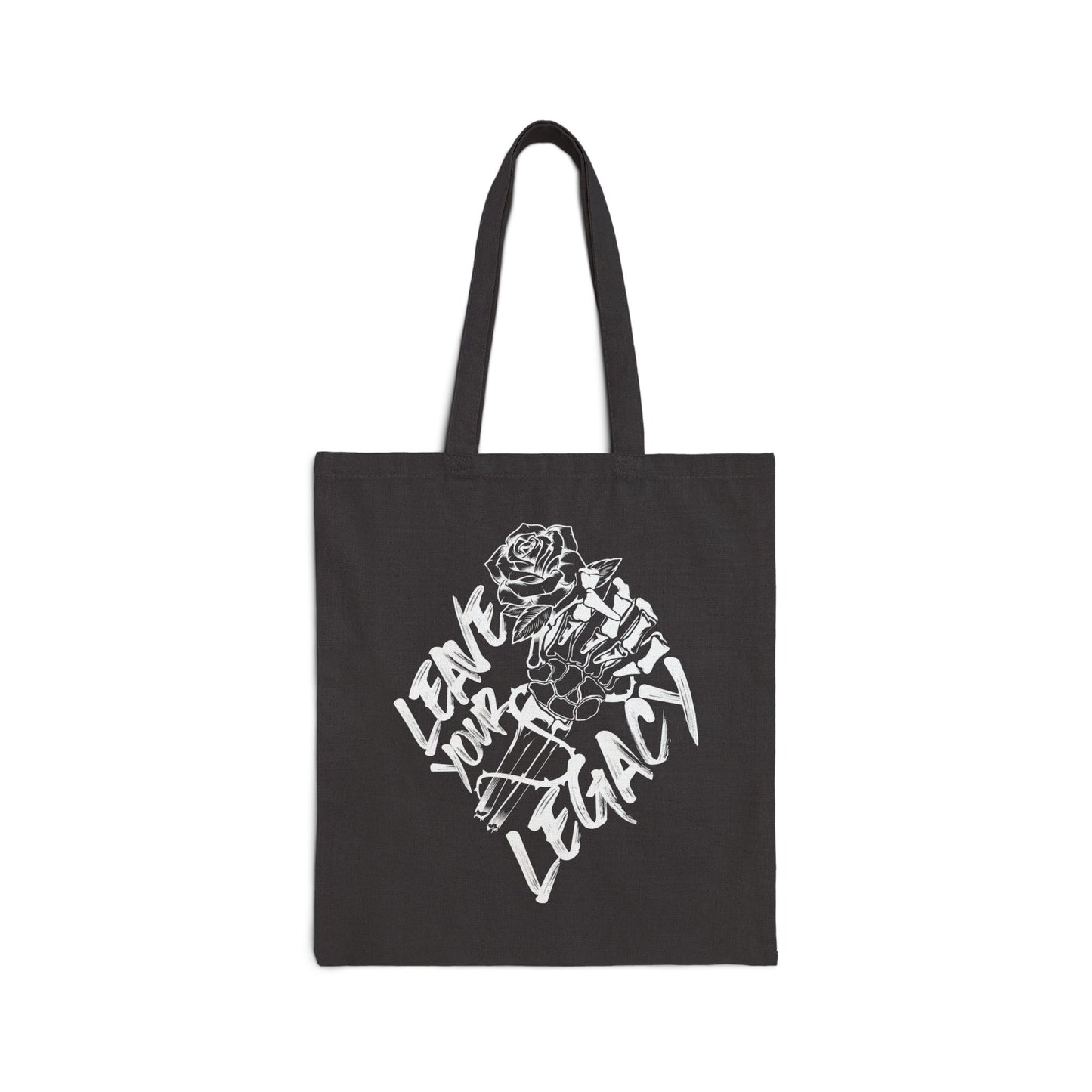 'Skull Hand' Canvas Tote Bag