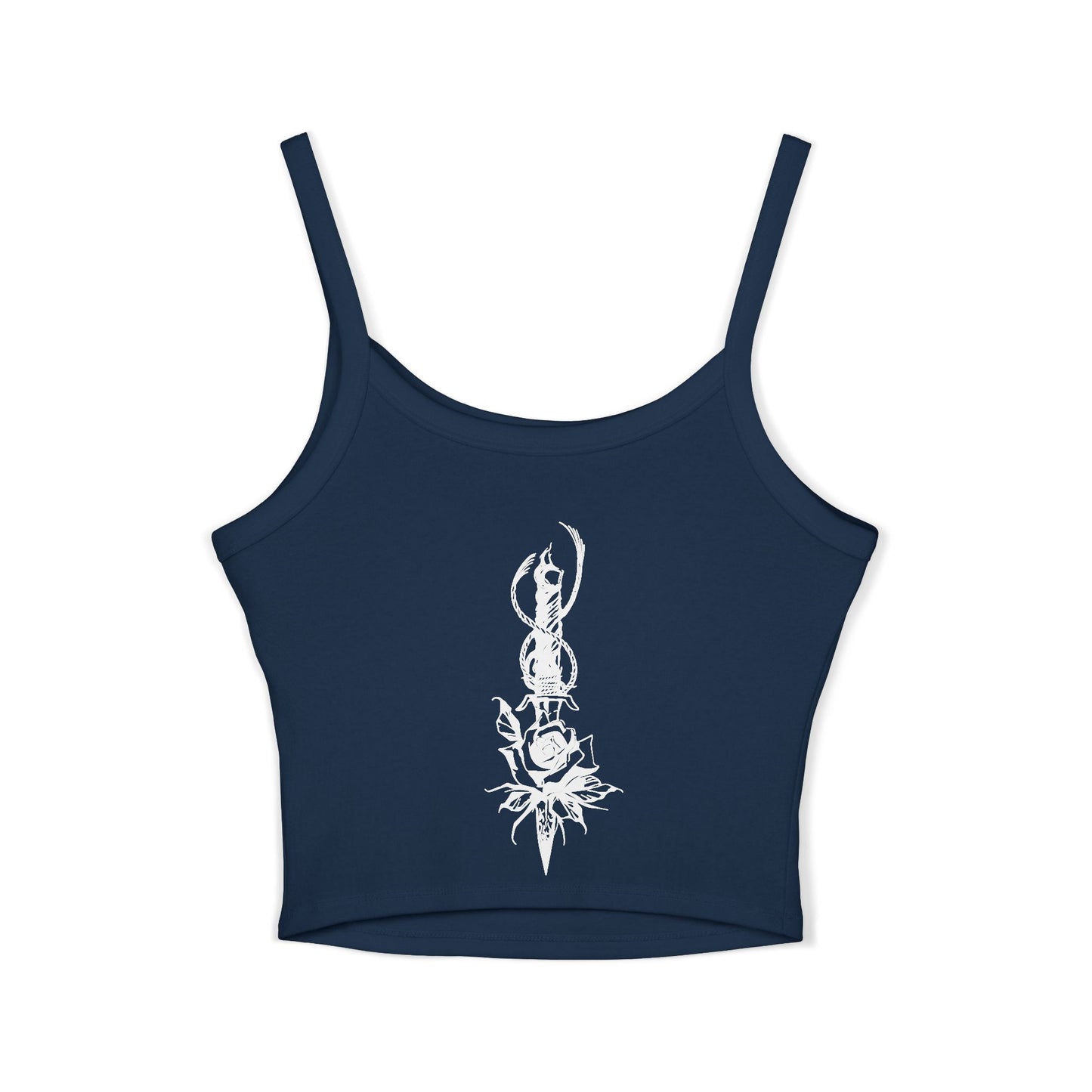 Women's 'Rose & Dagger' Spaghetti Strap Tank