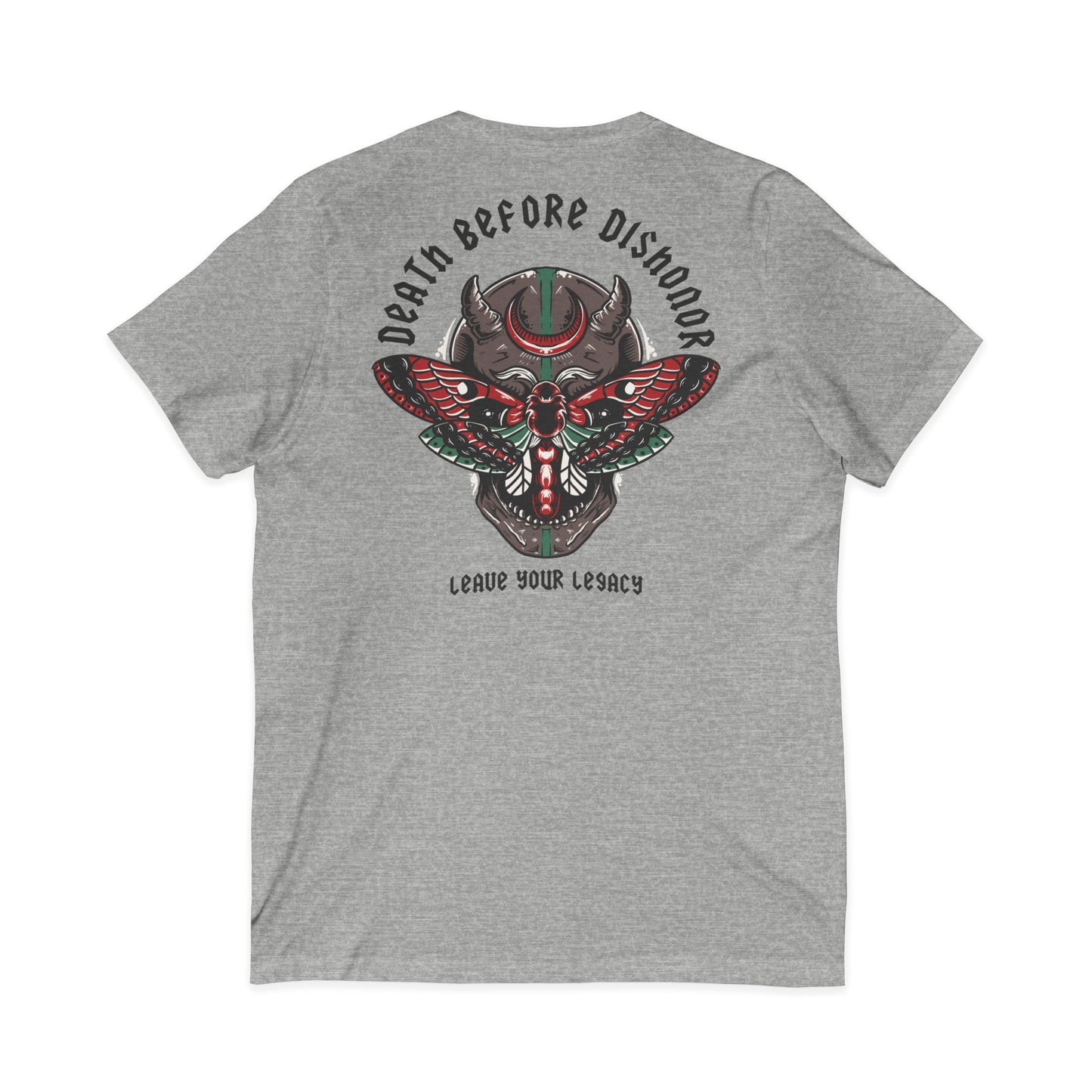 Men's 'Death Before Dishonor' V-Neck T-Shirt