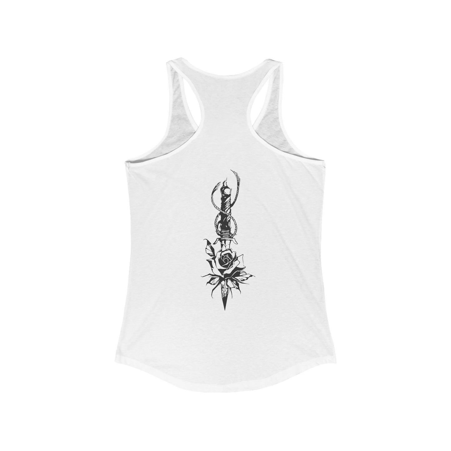 Women's 'Rose & Dagger' Racerback Tank
