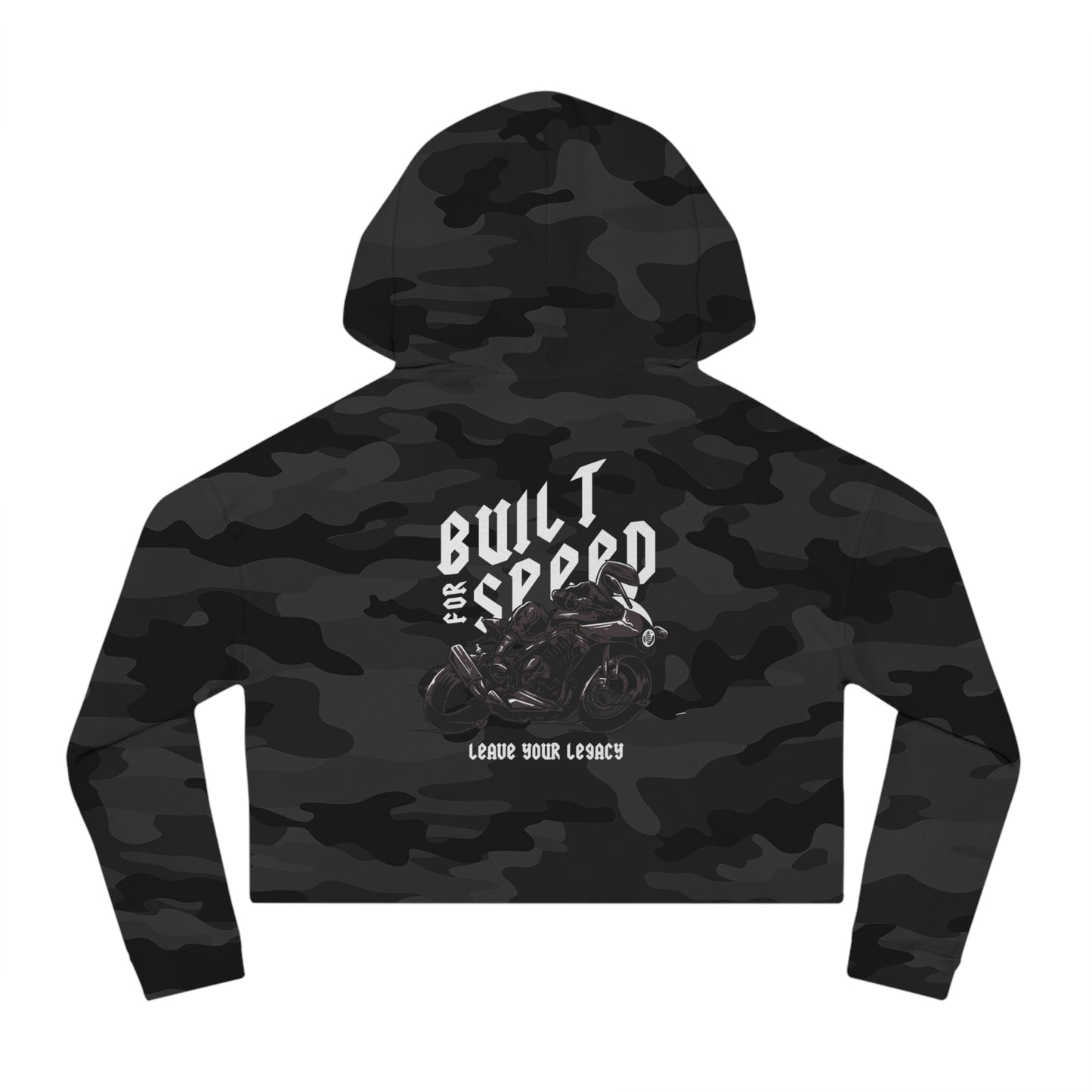 Women's 'Built For Speed' Cropped Hoodie
