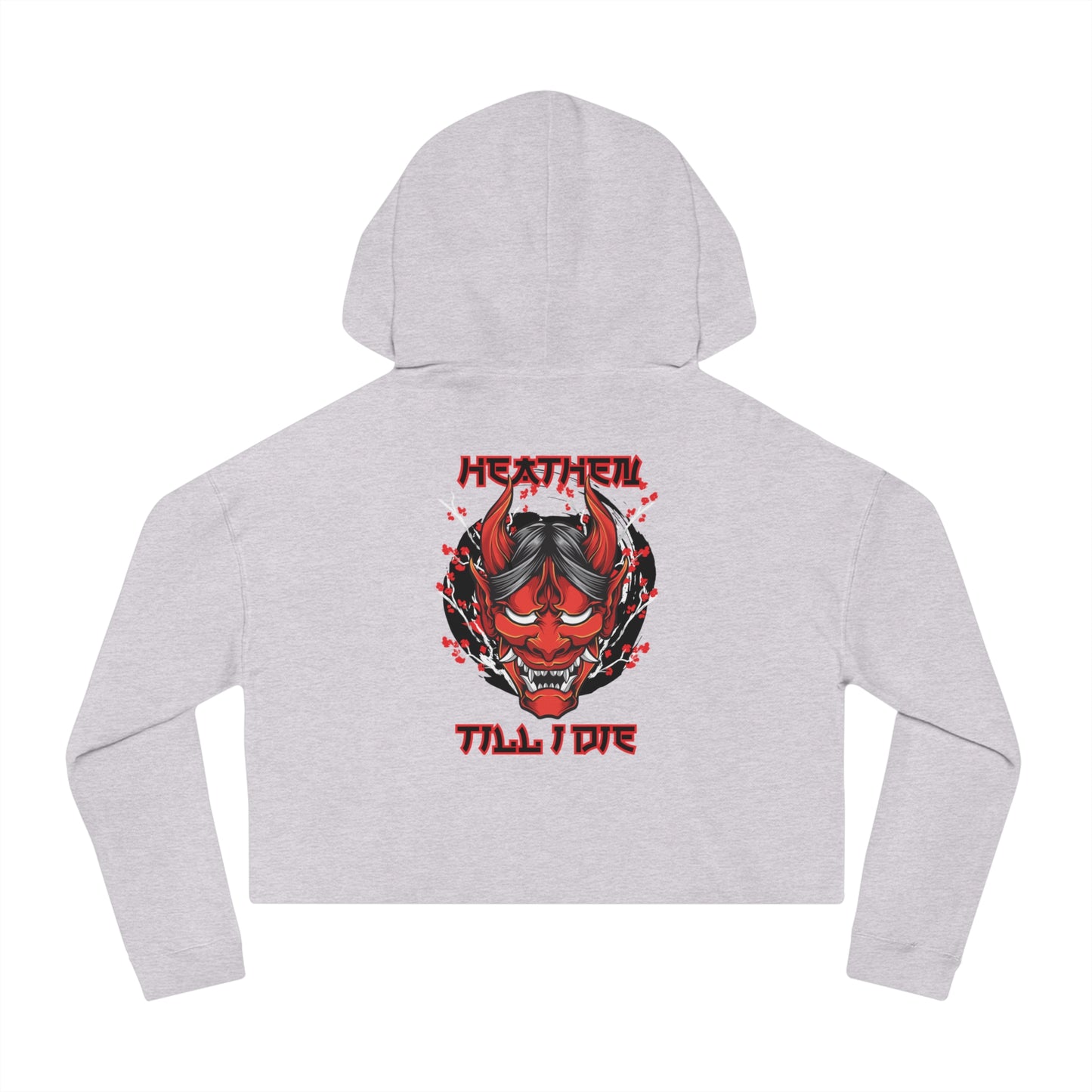 Women's 'Heathen' Cropped Hoodie