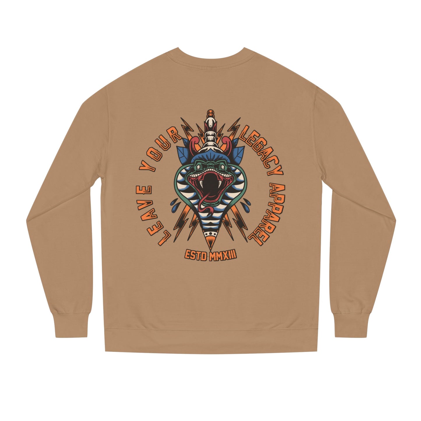 Unisex 'Traditional Snake' Sweatshirt