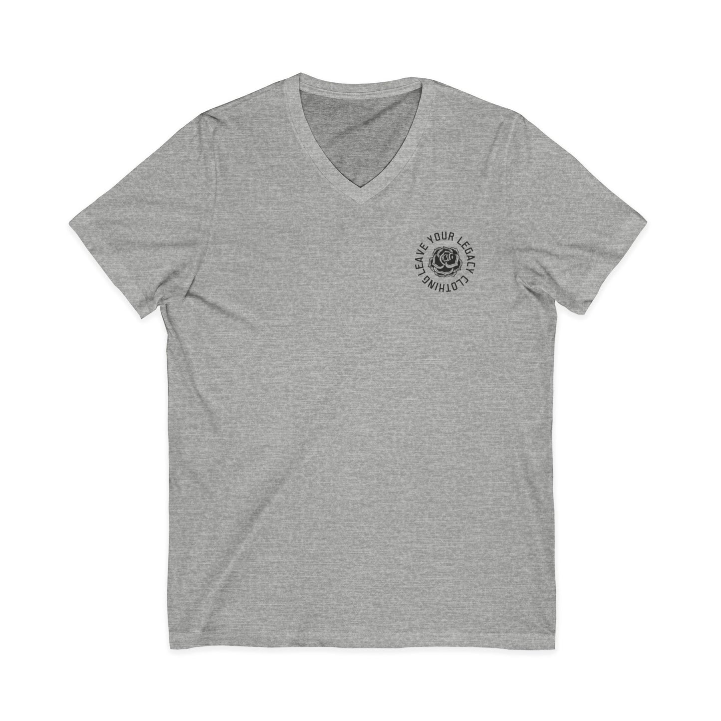 Men's 'Rose Stem' V-Neck T-Shirt