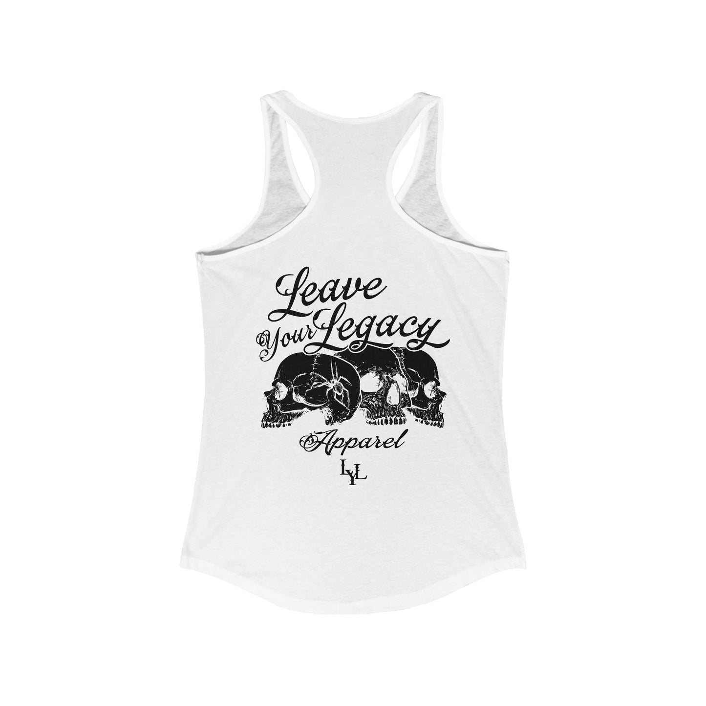 Women's 'Distorted Skull' Racerback Tank