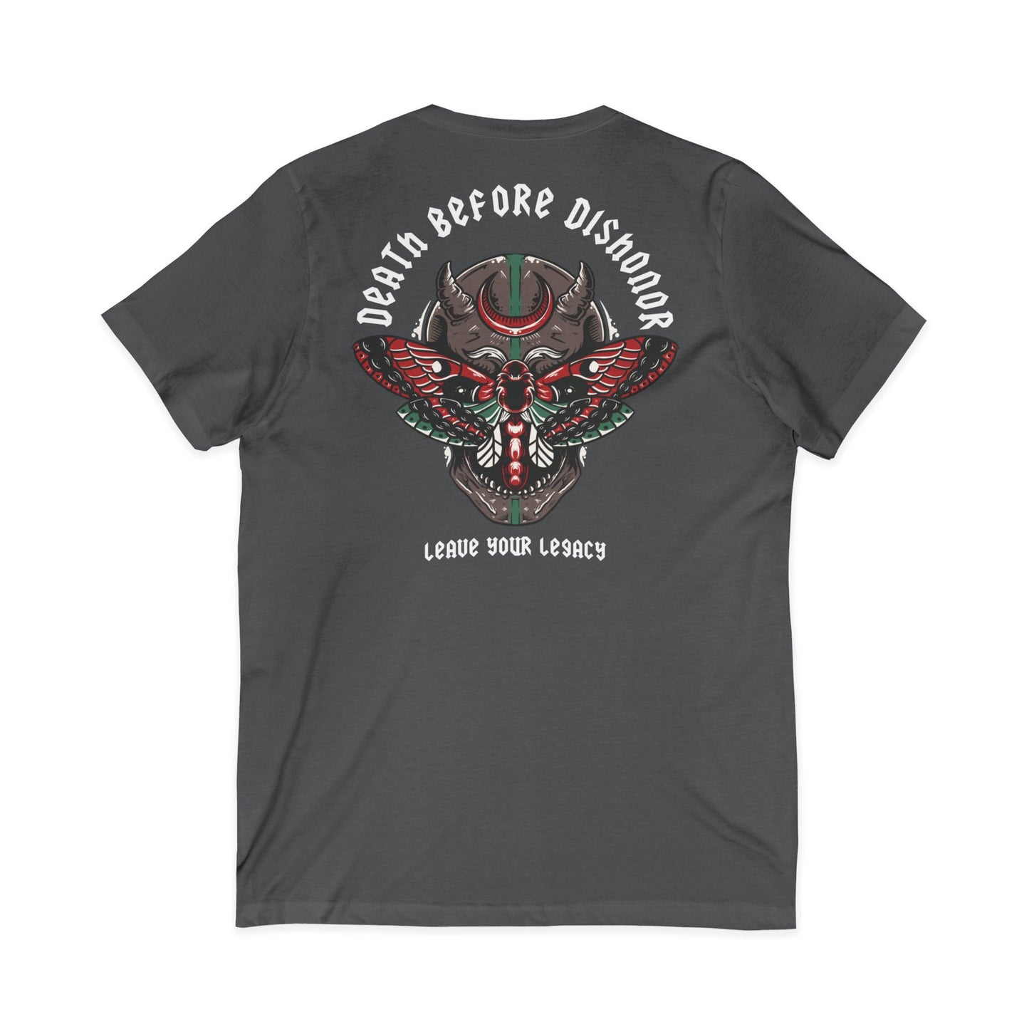 Men's 'Death Before Dishonor' V-Neck T-Shirt
