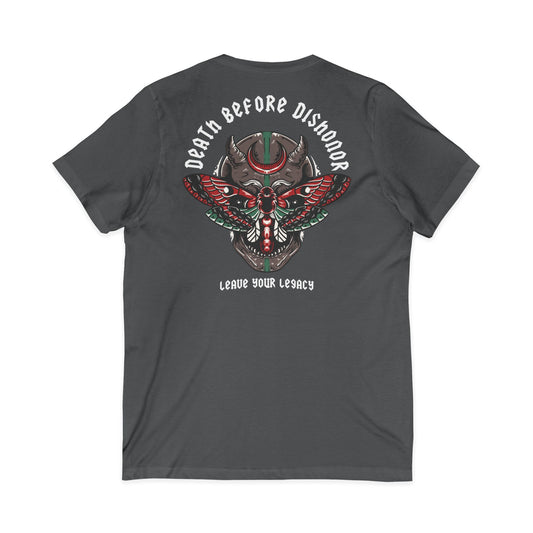 Men's 'Death Before Dishonor' V-Neck T-Shirt