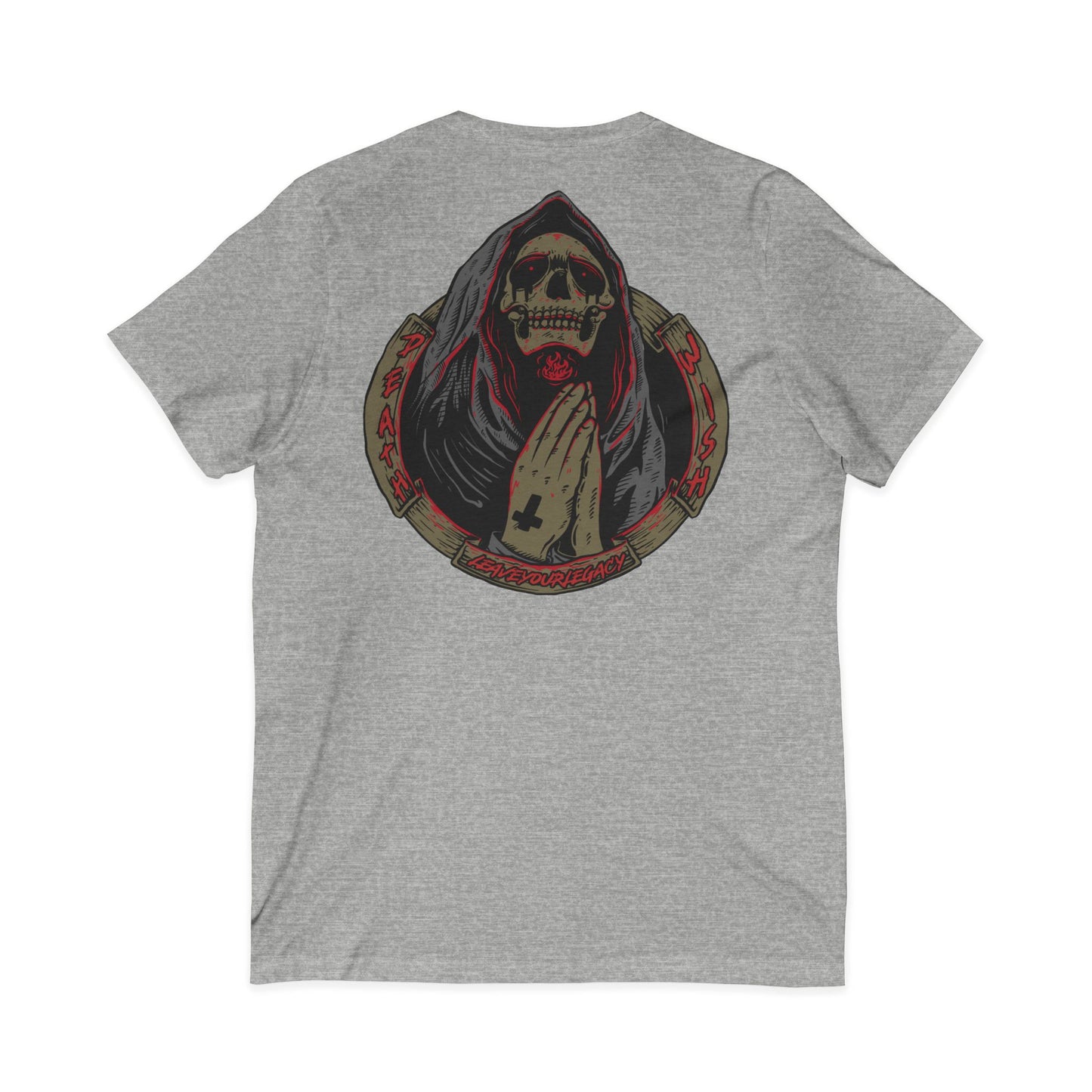 Men's 'Death Wish' V-Neck T-Shirt