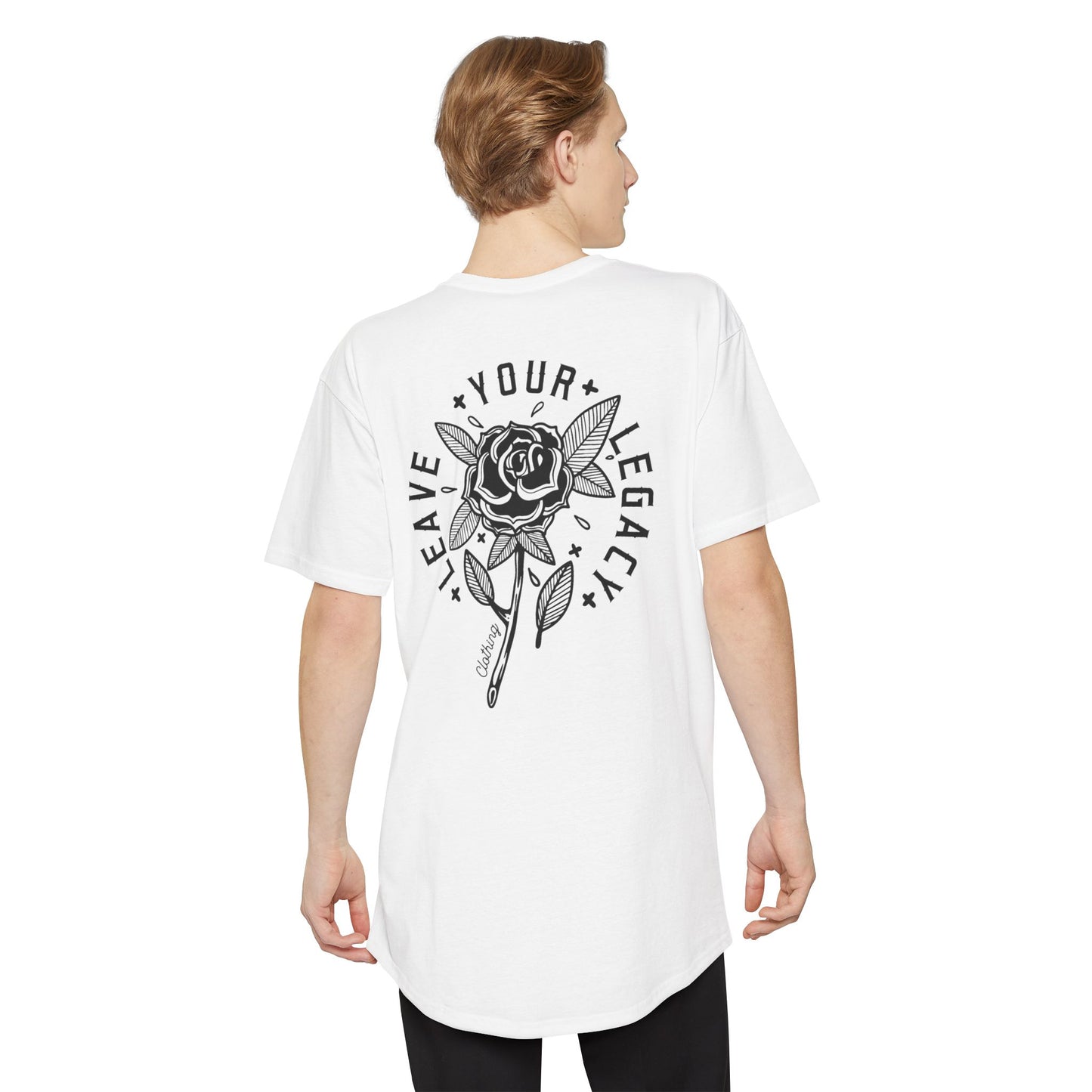 Men's 'Rose Stem' Long Tee