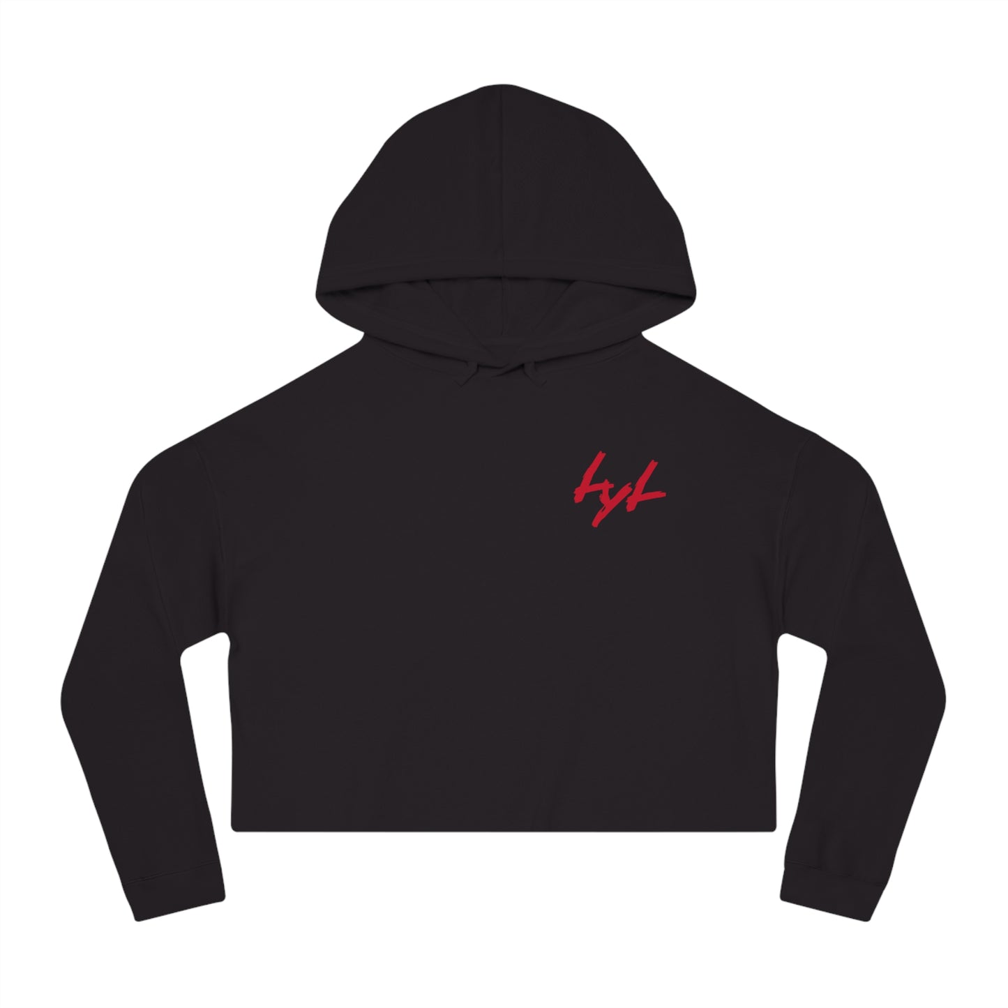 Women's 'Death Wish' Cropped Hoodie