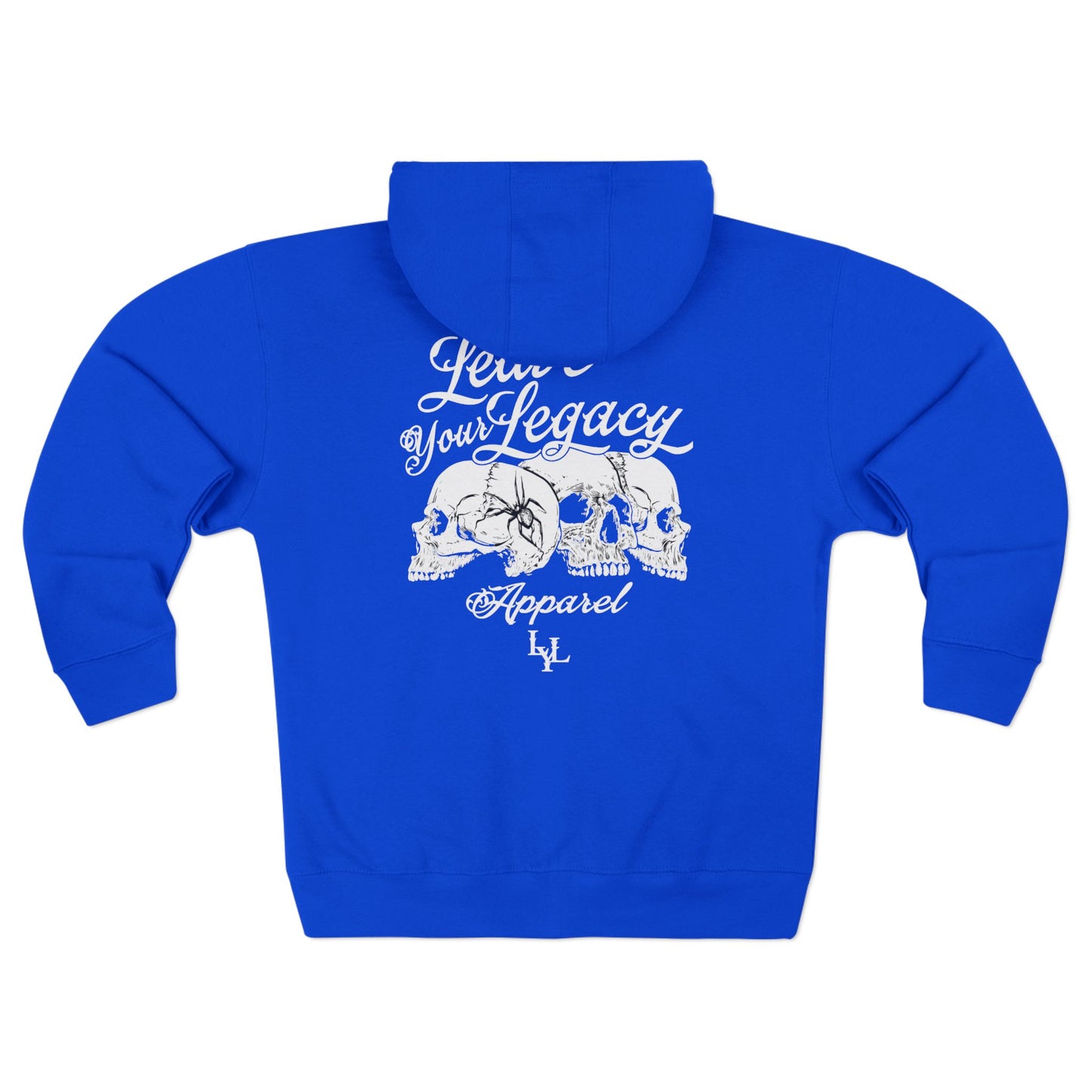 Unisex 'Distorted Skull' Zip Hoodies