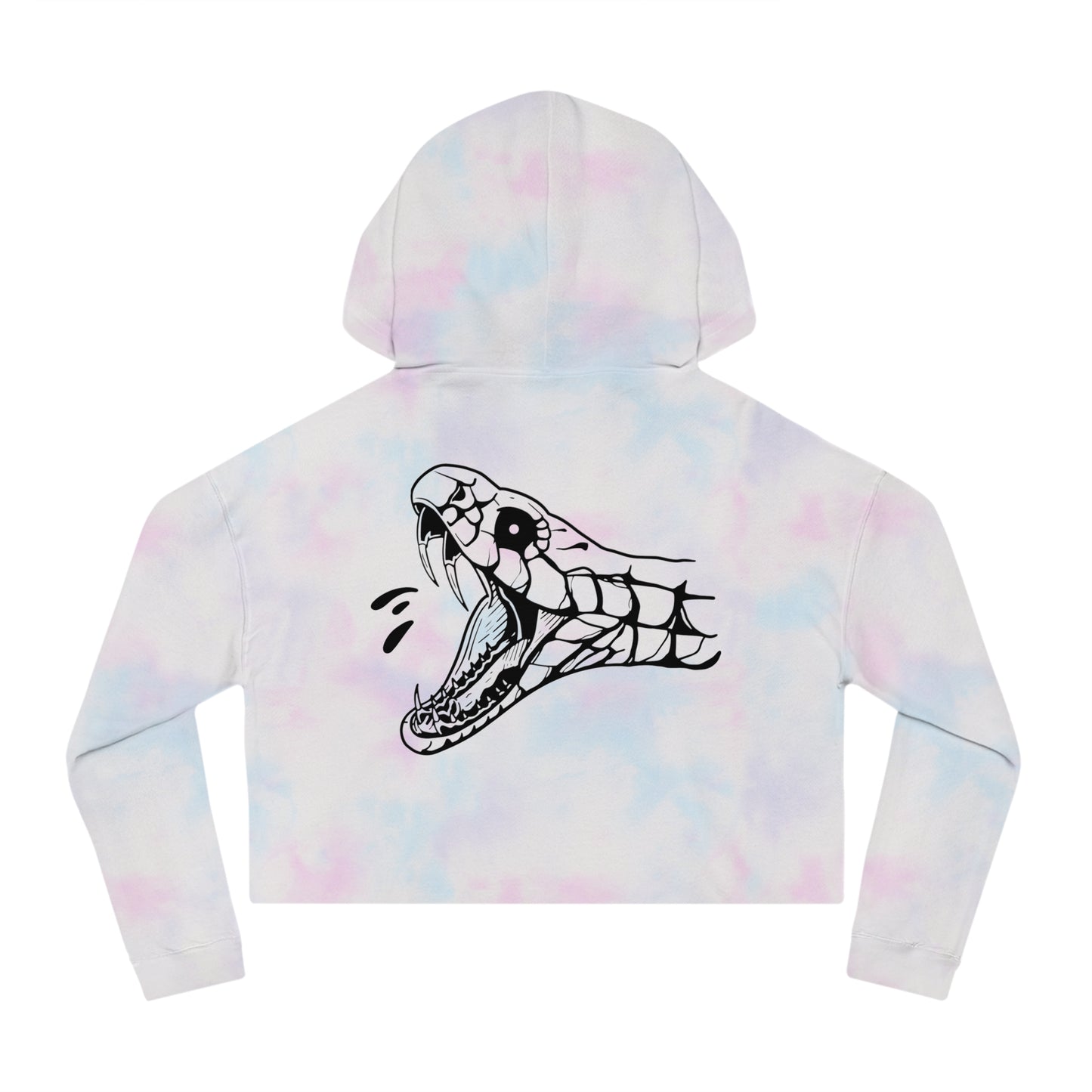 Women's 'Snake Head' Cropped Hoodie