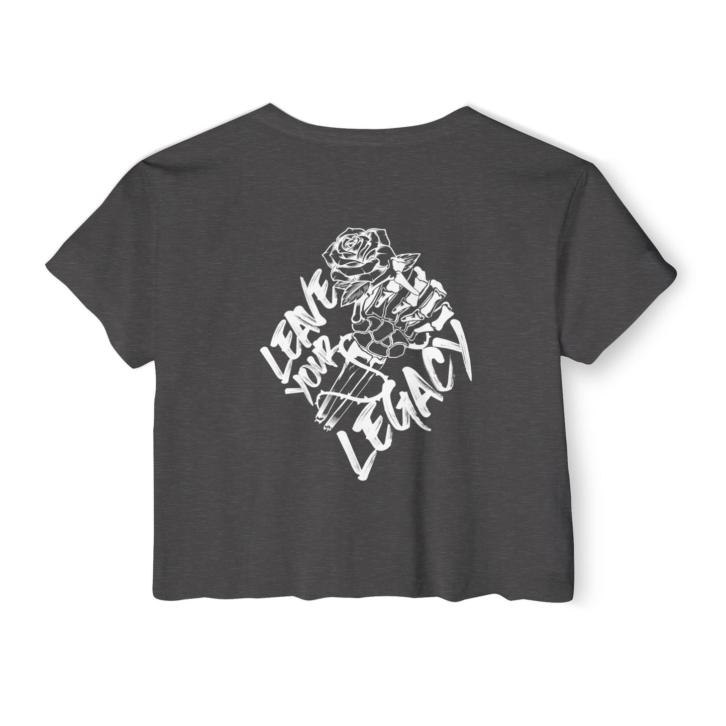 Women's 'Skull Hand' Crop Top