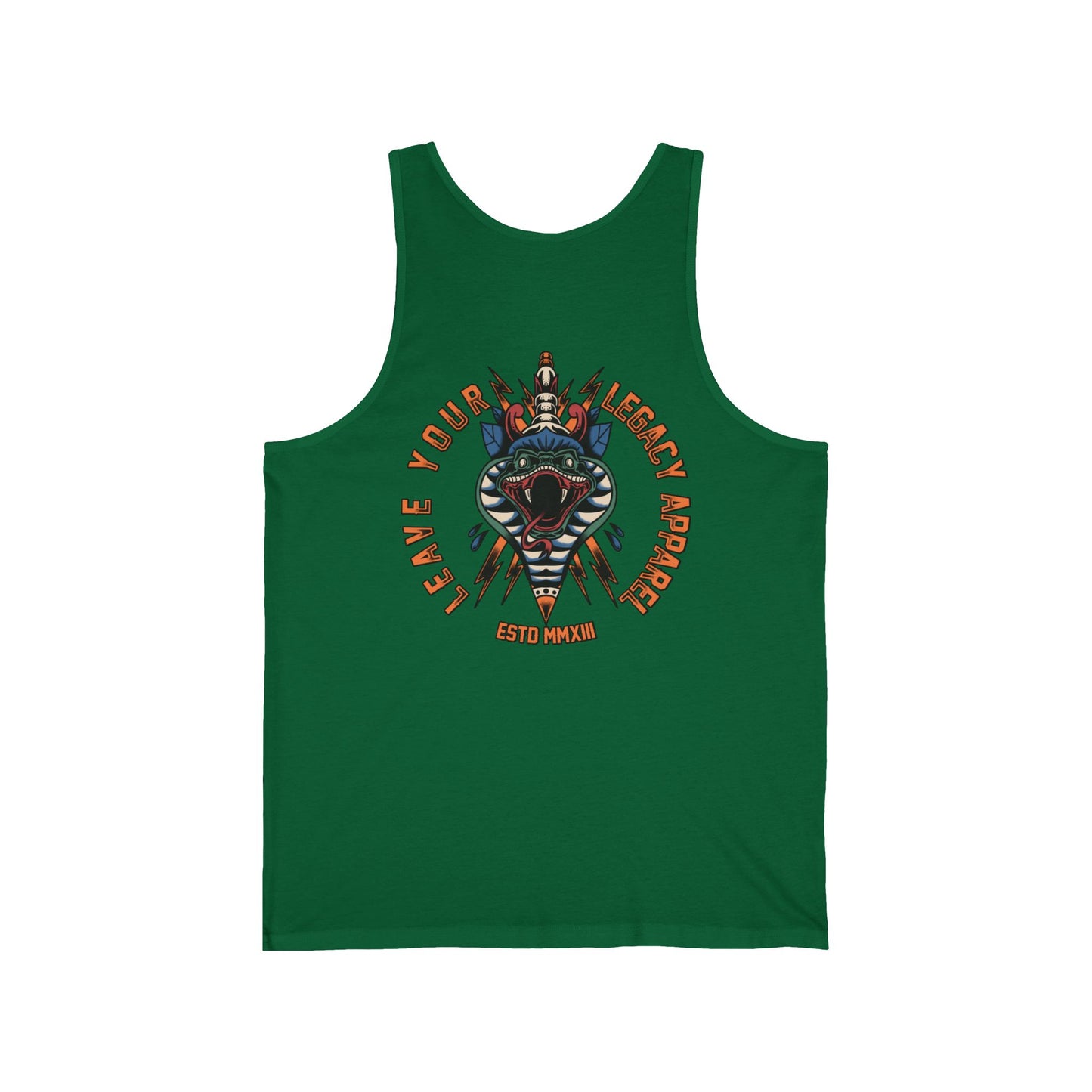 Men's 'Traditional Snake' Tank Top