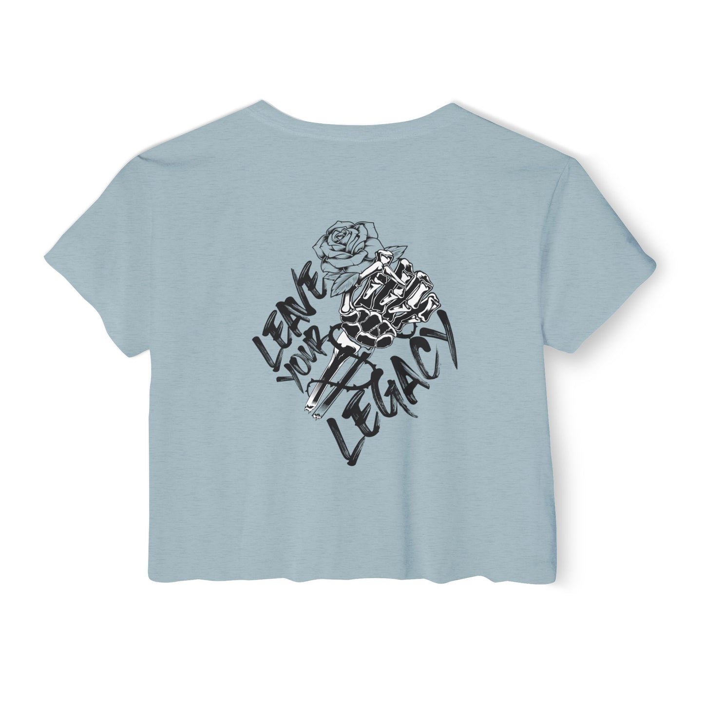 Women's 'Skull Hand' Crop Top