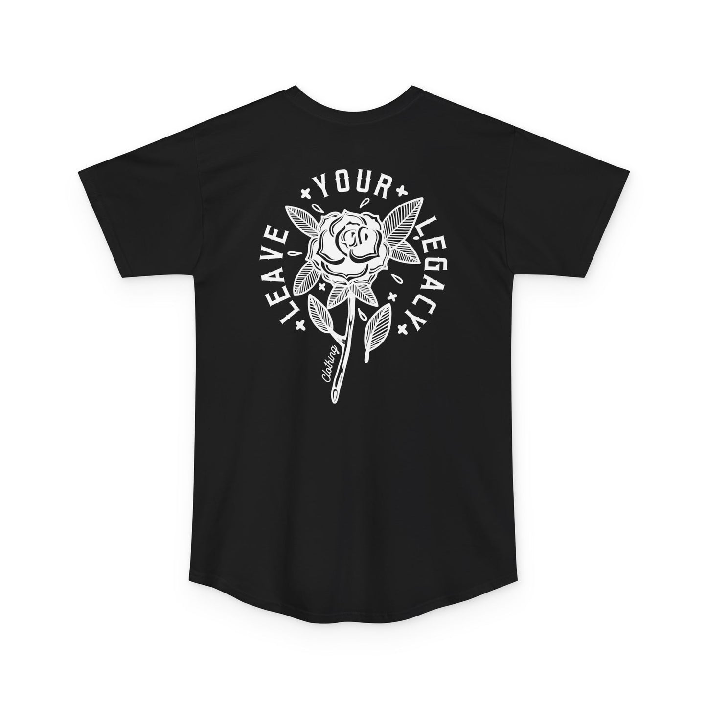 Men's 'Rose Stem' Super Long Body Tee