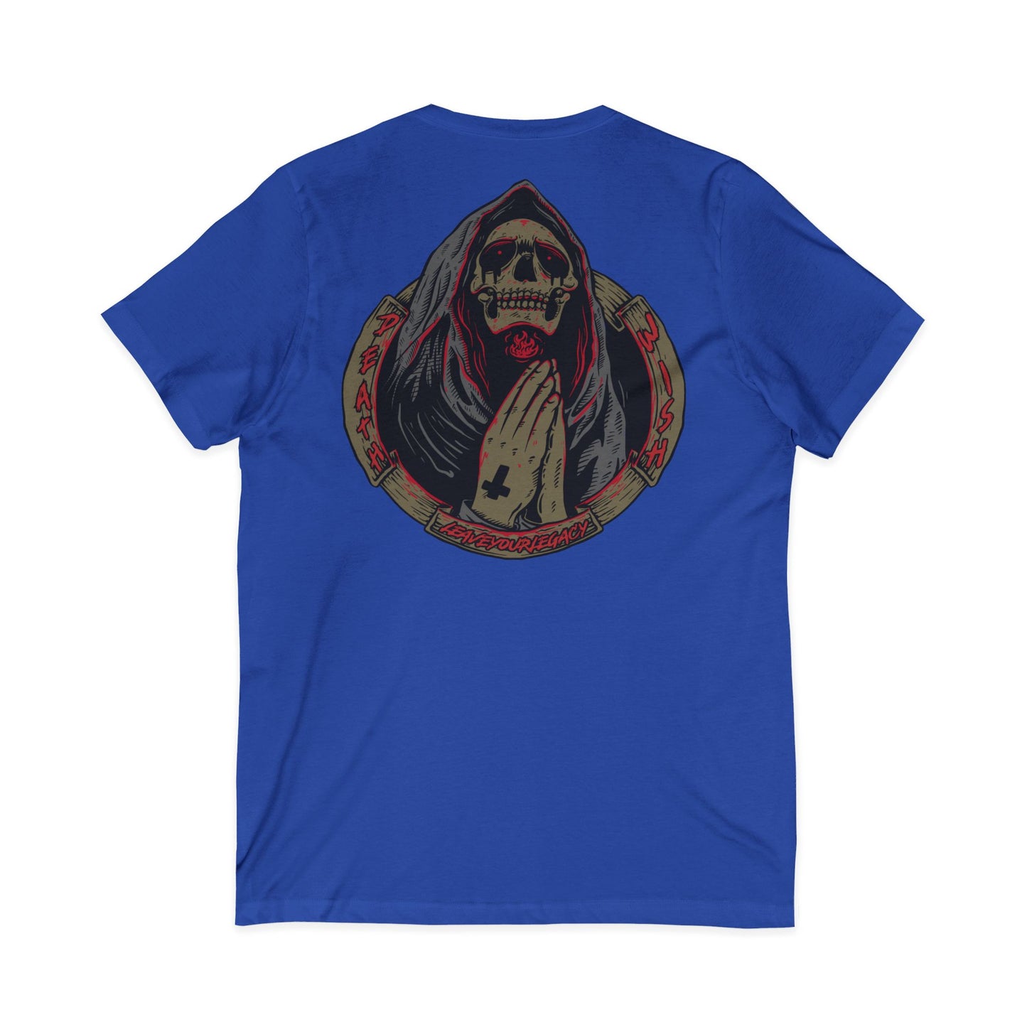 Men's 'Death Wish' V-Neck T-Shirt
